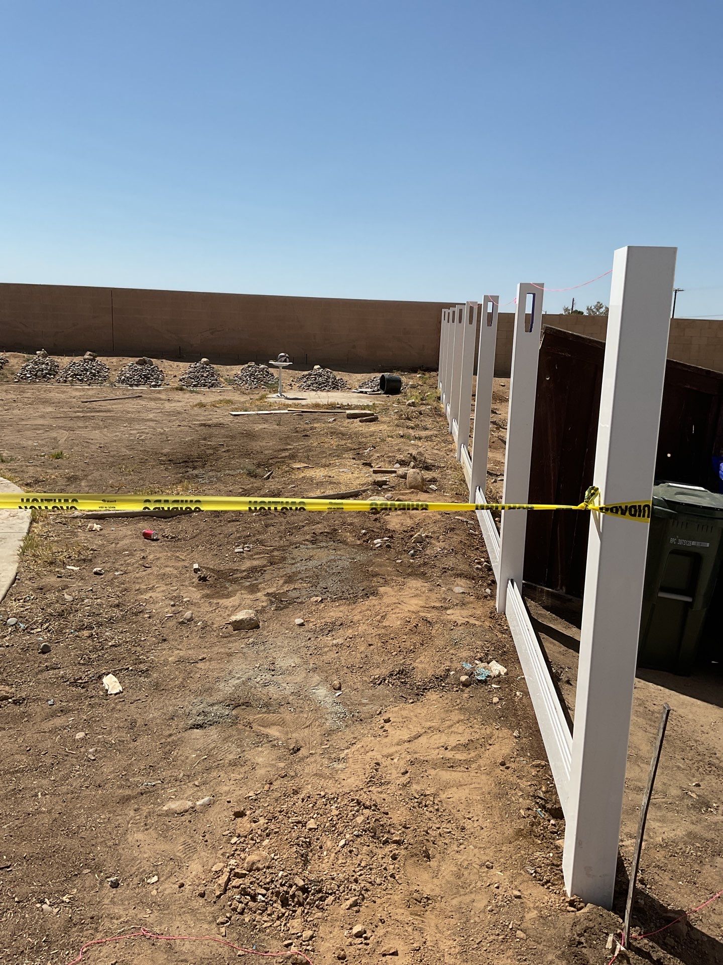 Fence Installation using Vinyl by Fence Guys Inc.
