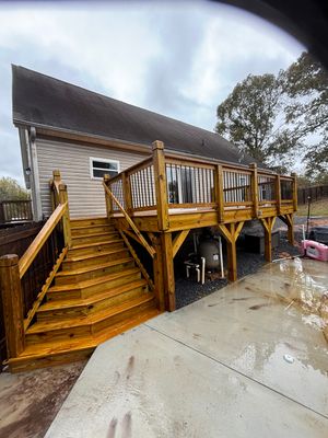 Wood Deck using Wood Sealant