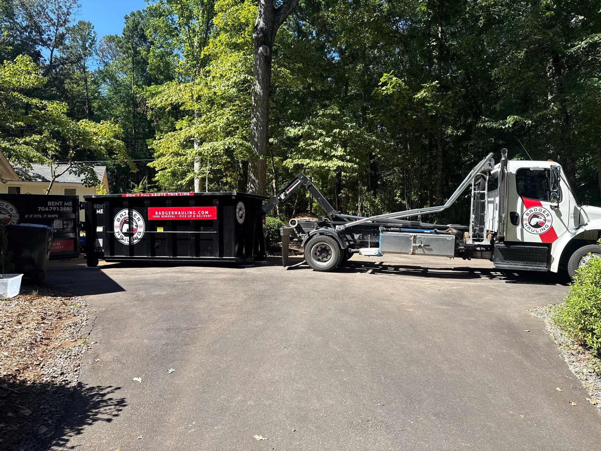 Project in Waxhaw by Badger Hauling