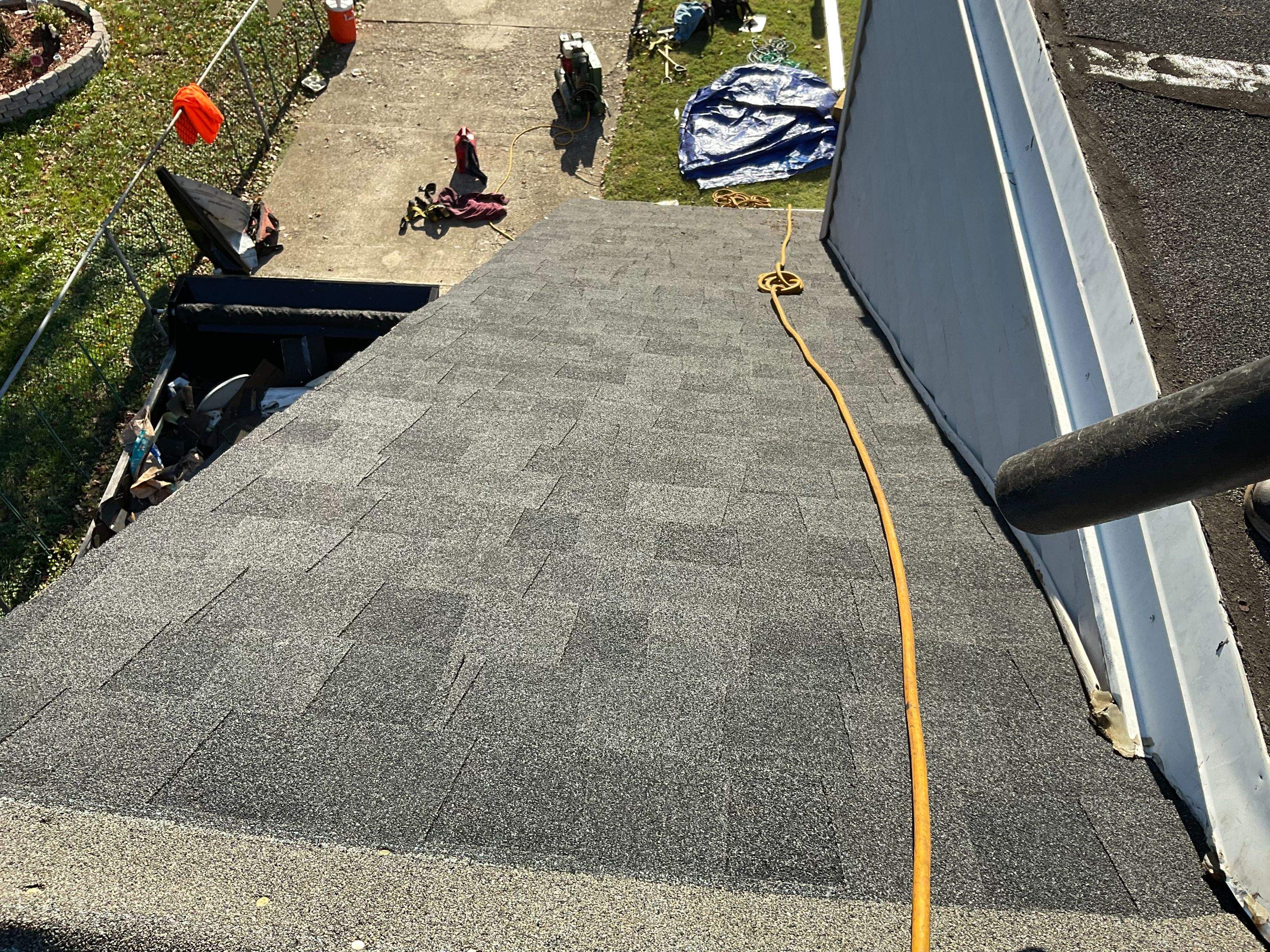 Residential Roofing Installation using XT-25 Shingles by Alpha Design Services