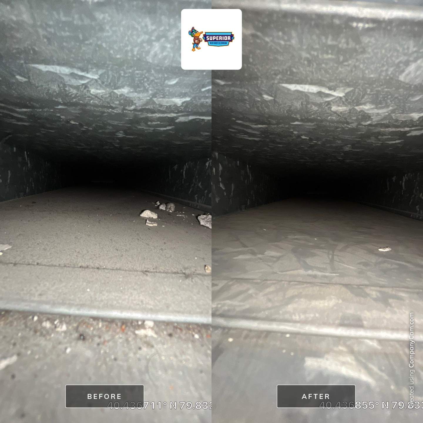 Air Duct Cleaning With a Vacuum Truck in Pittsburgh, PA by Superior Air Duct Cleaning