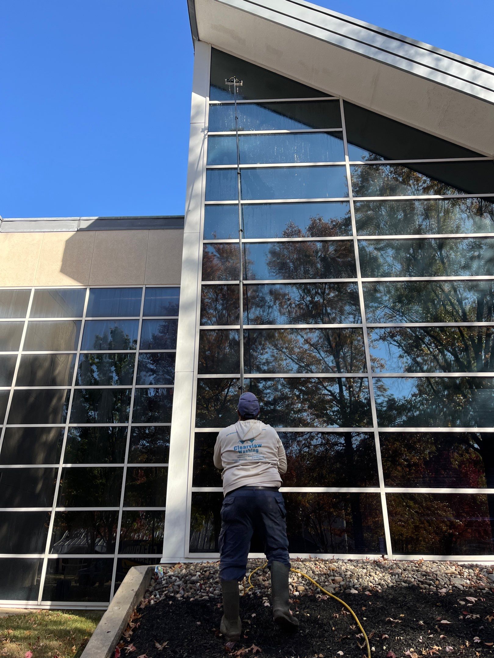Commercial Exterior Cleaning  by Clearview Washing