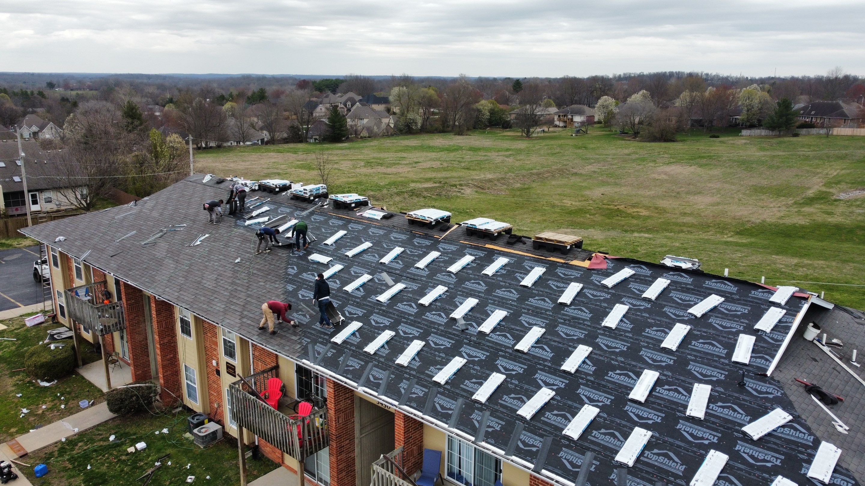 Commercial Shingle Install - IKO Dynasty Color Appalacian by Titan Commercial & Residential Roofing 