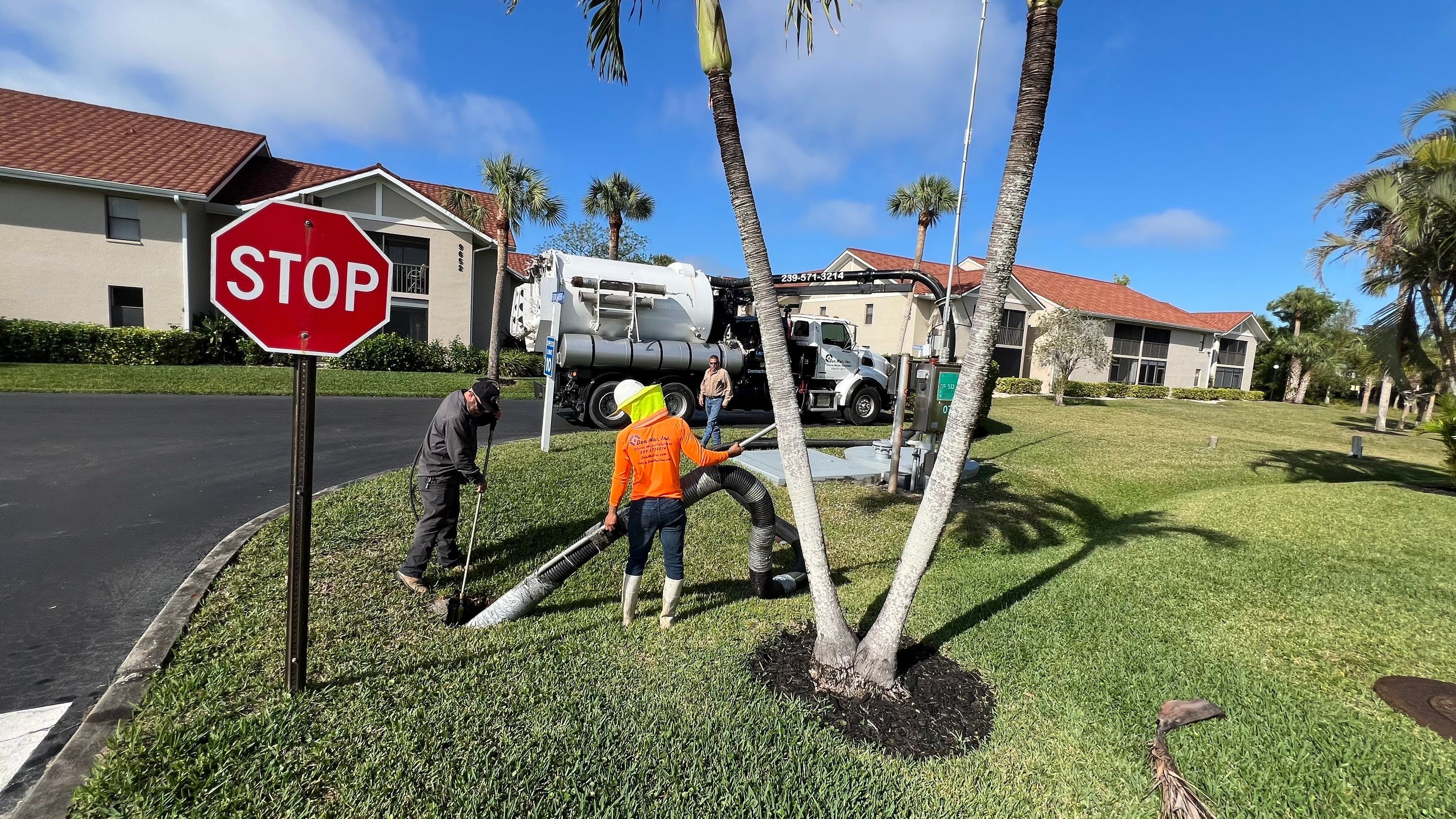 Fort Myers Community Culvert Jetting by APS Power & Water