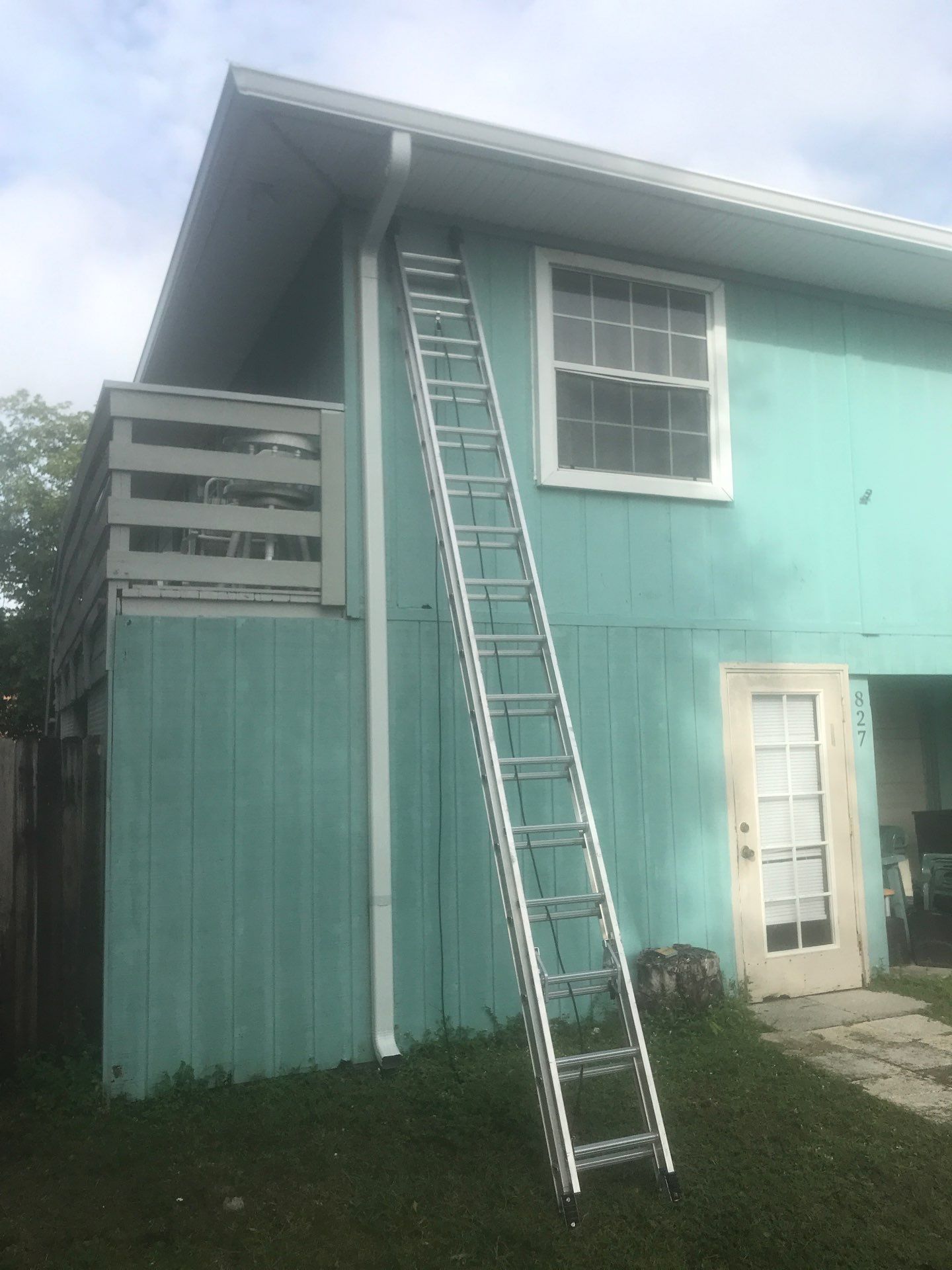 Soffit and Fascia Installation using White Soffit in Lehigh Acres, FL by Gutter Professors