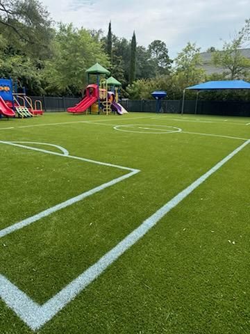 Creme de La Creme Turf Soccer Field and Playground in Mt Pleasant by Southwest Greens Midwest
