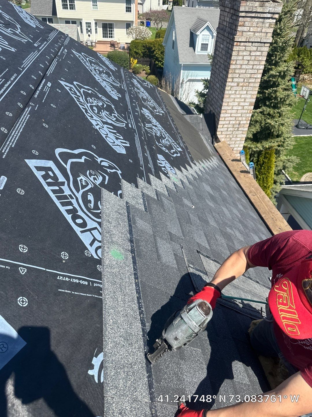 Residential Roofing Installation using Owens Corning TruDefinition Duration - Onyx Black by A Plus Exterior