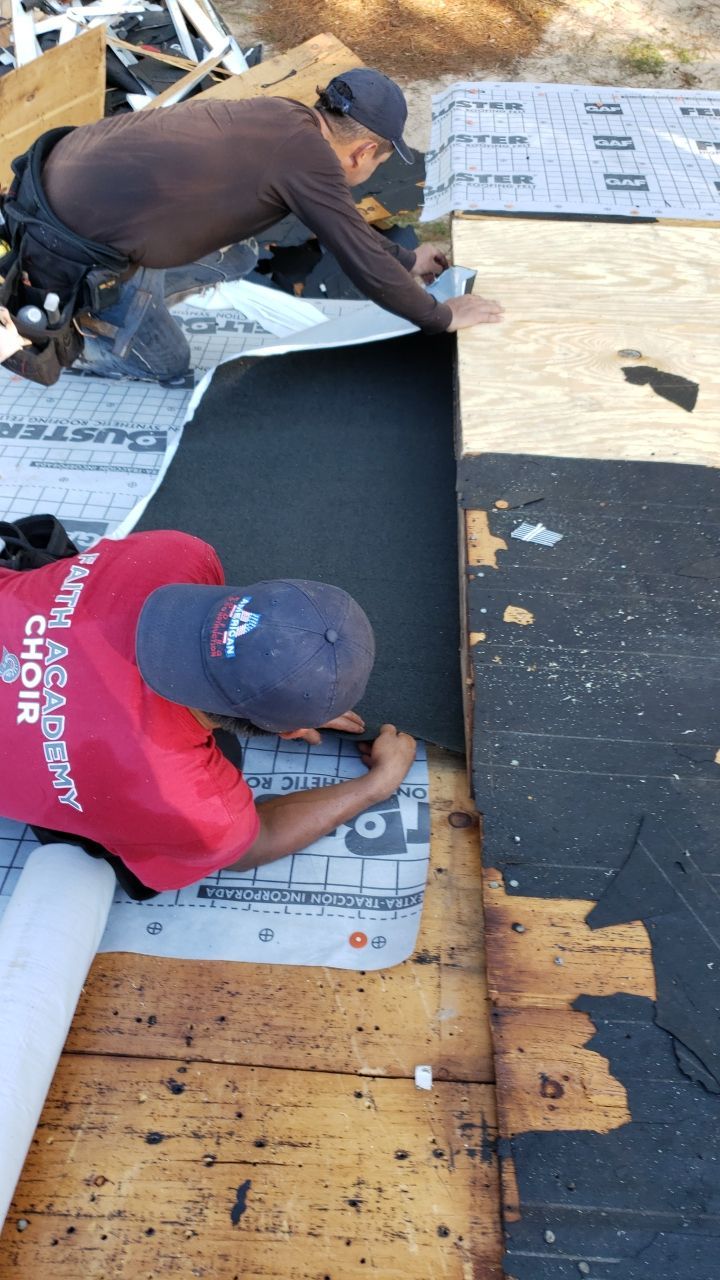Residential Roofing Installation using Roof Replacement by American Roofing & Construction LLC