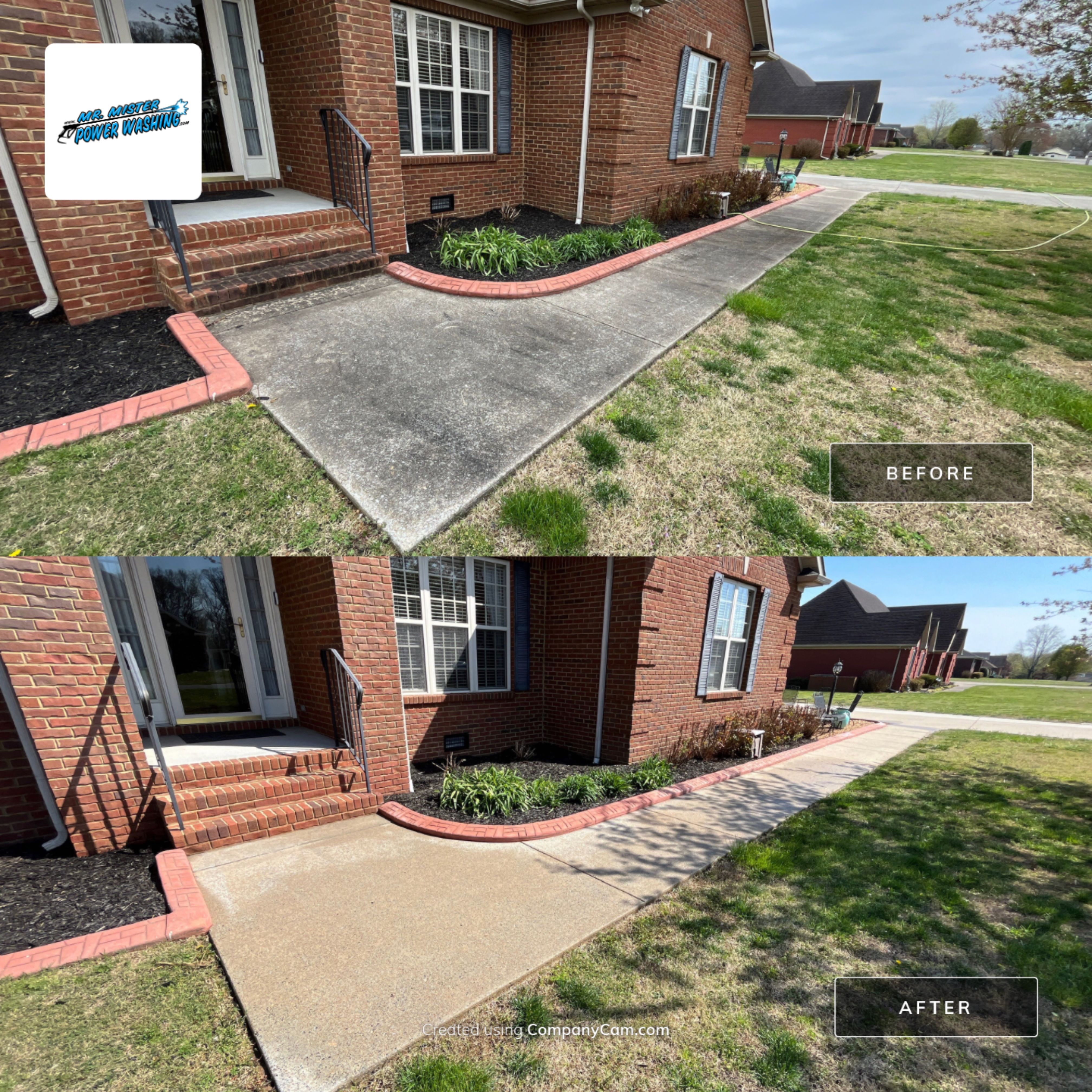 Rick's Driveway by Mr. Mister Power Washing