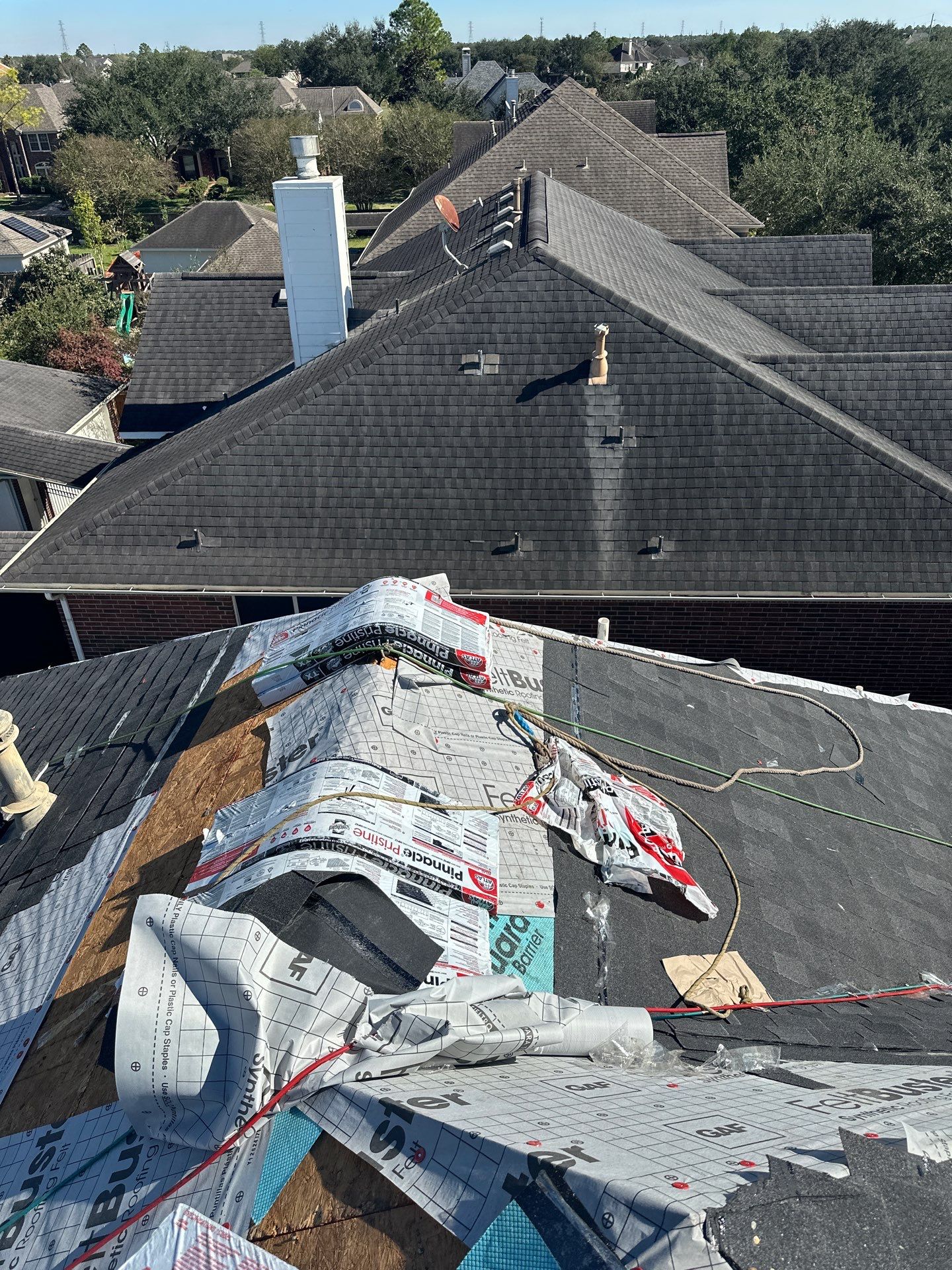 Project in Pearland by Motion Roofing