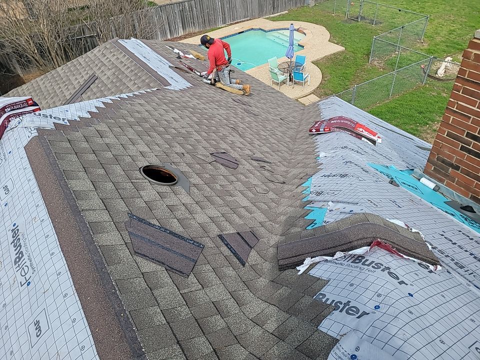 Residential Roofing Installation using GAF HDZ Shingles - Ovilla, TX by Roof Experts