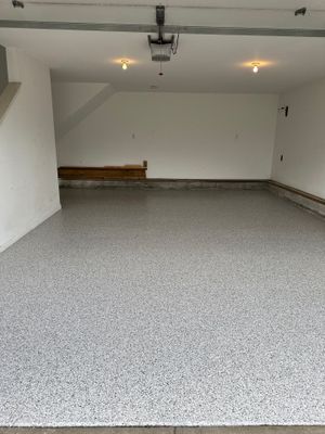 Garage Floor Coating using Coyote