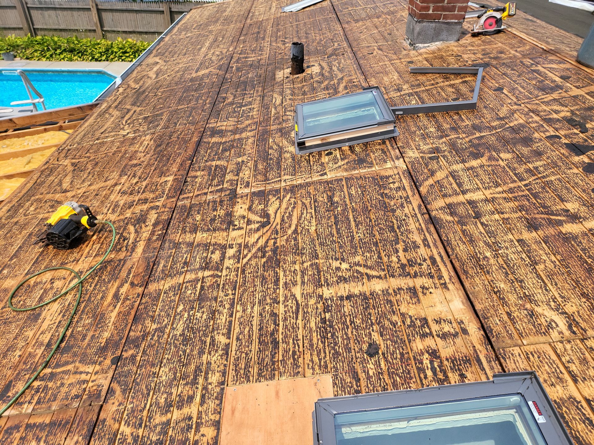 Residential Roofing Installation using Owens Corning TruDefinition Duration AR - Estate Gray by A Plus Exterior
