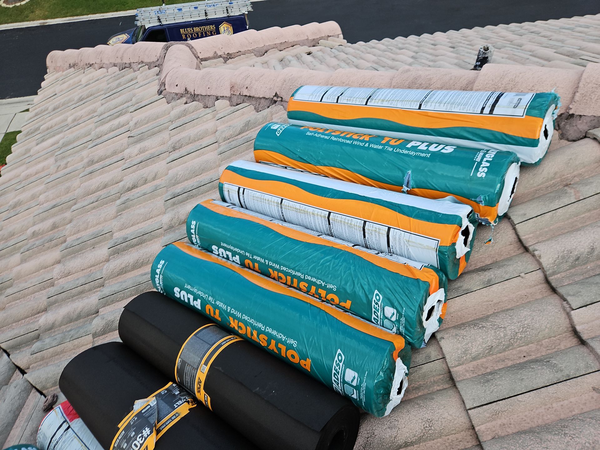 Residential Roofing Installation using Westlake Roofing Tile by BLUES BROTHERS ROOFING