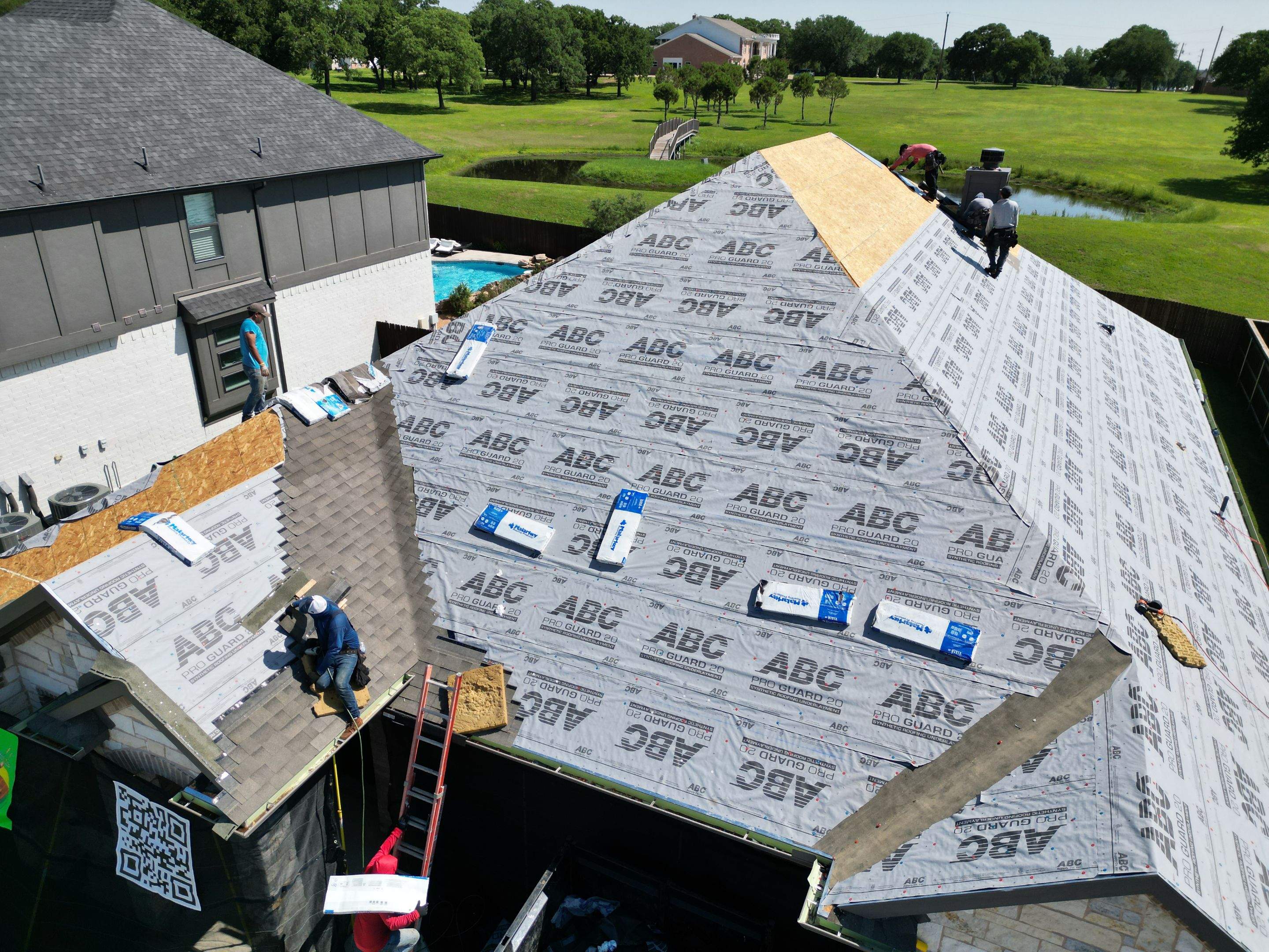 Residential Roofing Installation using Malarkey Vista AR by Harvey Roofing & Construction