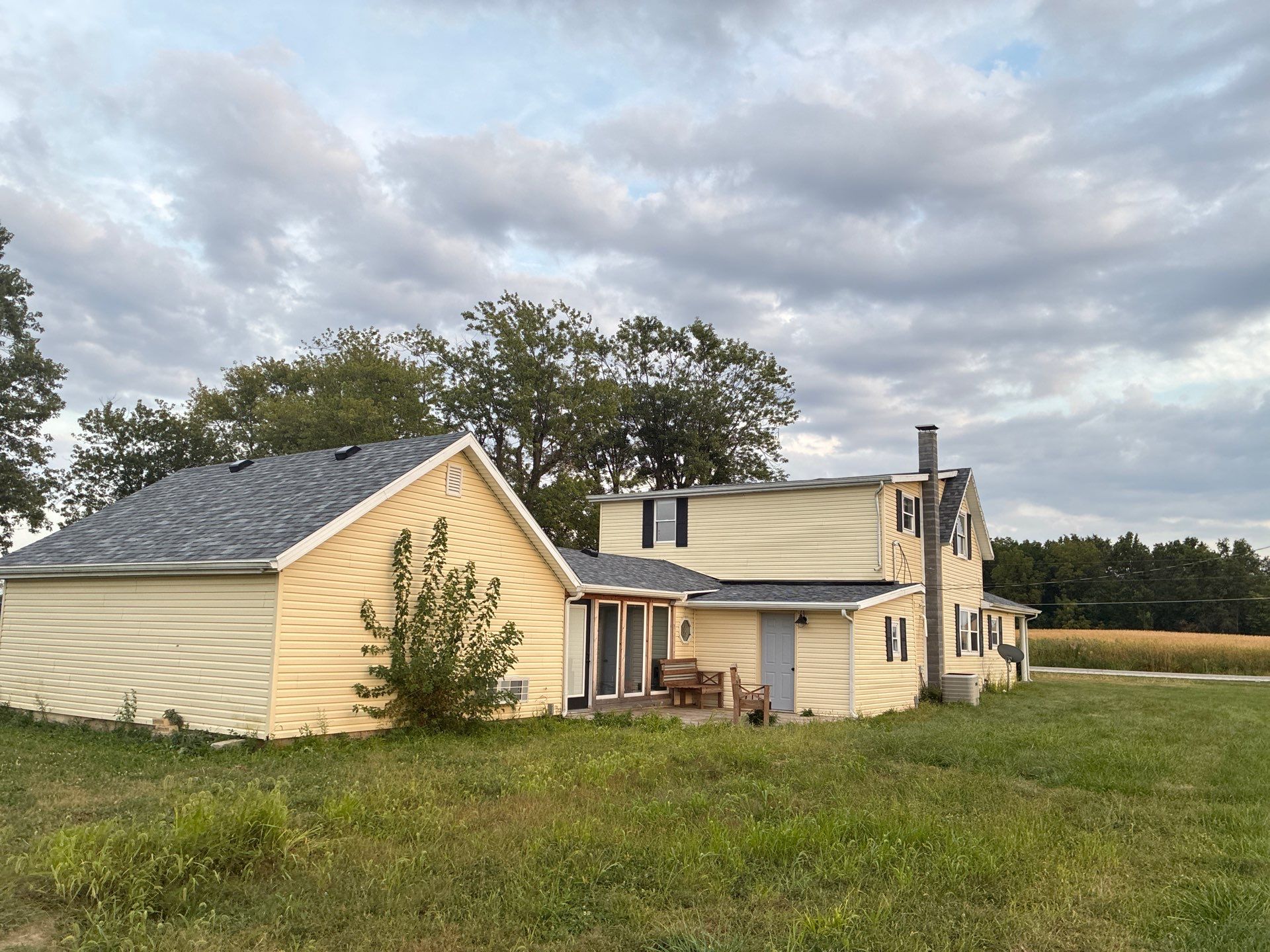 Project in Parker City, IN by Rodeffer Roofing INC