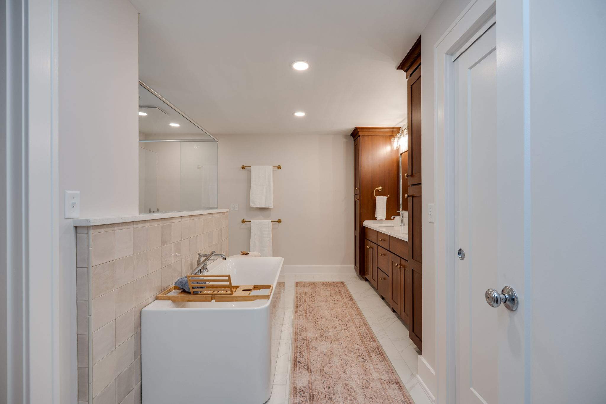 Oakwood Primary Bathroom & 2nd Floor Laundry by Zengel Group