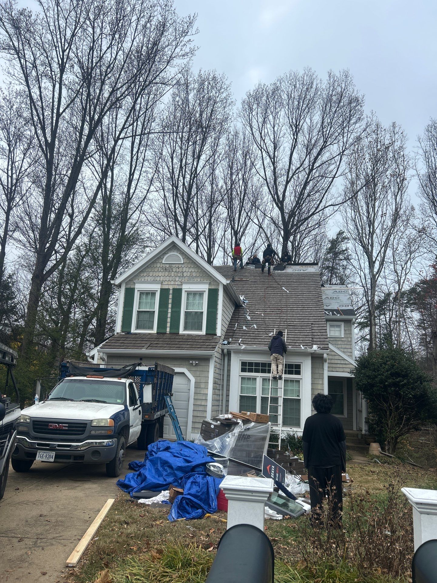 Reston :  Residential Roof Replacement with Brava Synthetic Cedar Shake Class C Natural  by RM Banning, Inc.