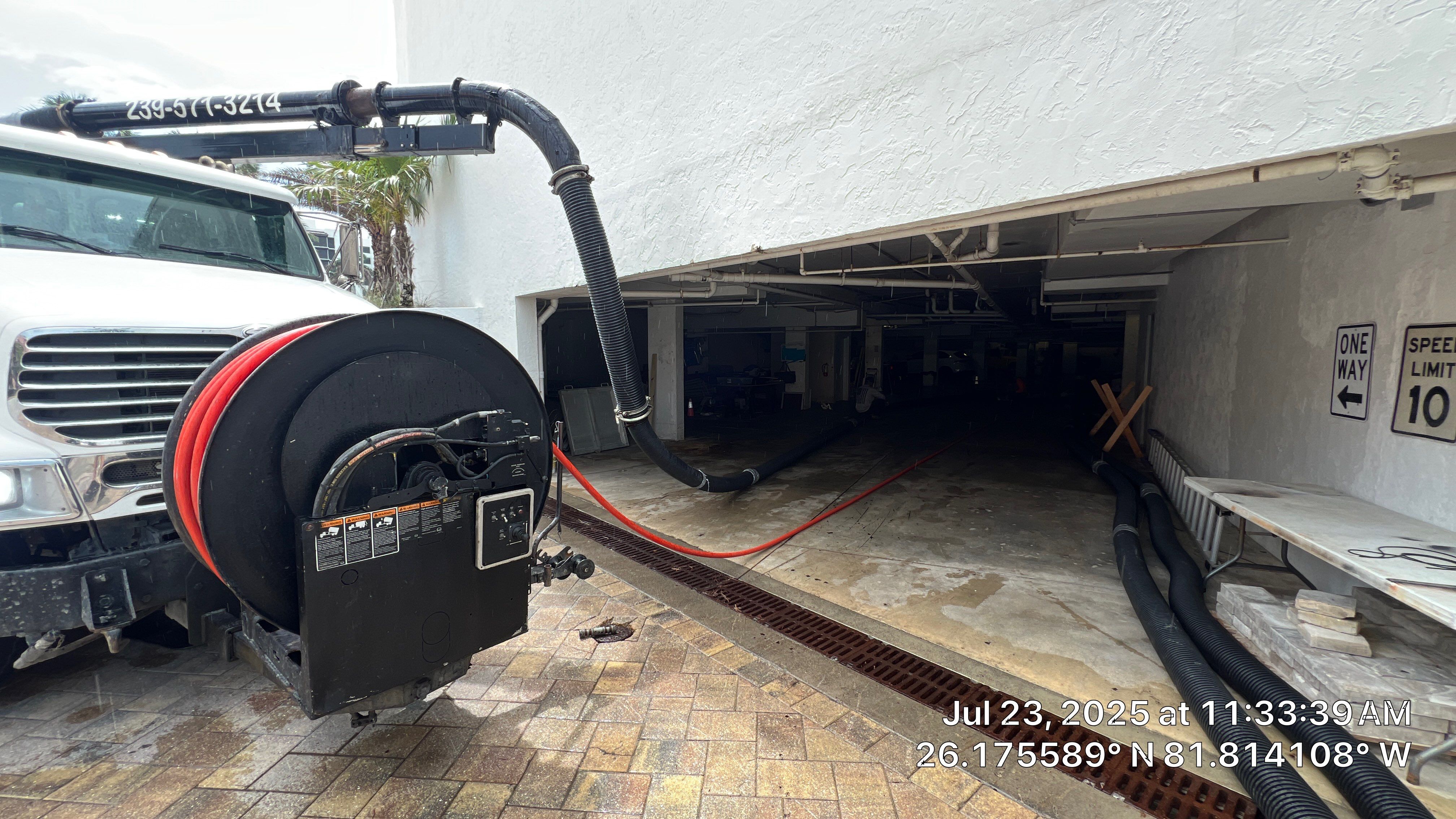 Naples Condo Complex Stormwater System Maintenance and Hurricane Cleanup by APS Power & Water