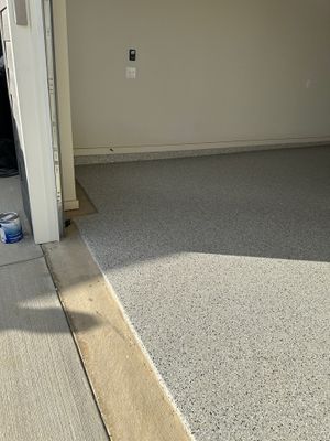 Garage Floor Coating using Cabin Fever