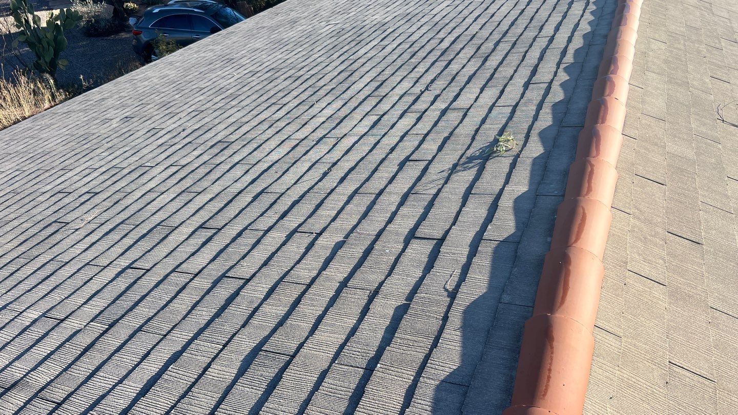 Light Stone Exposed Fastener by Reimagine Roofing