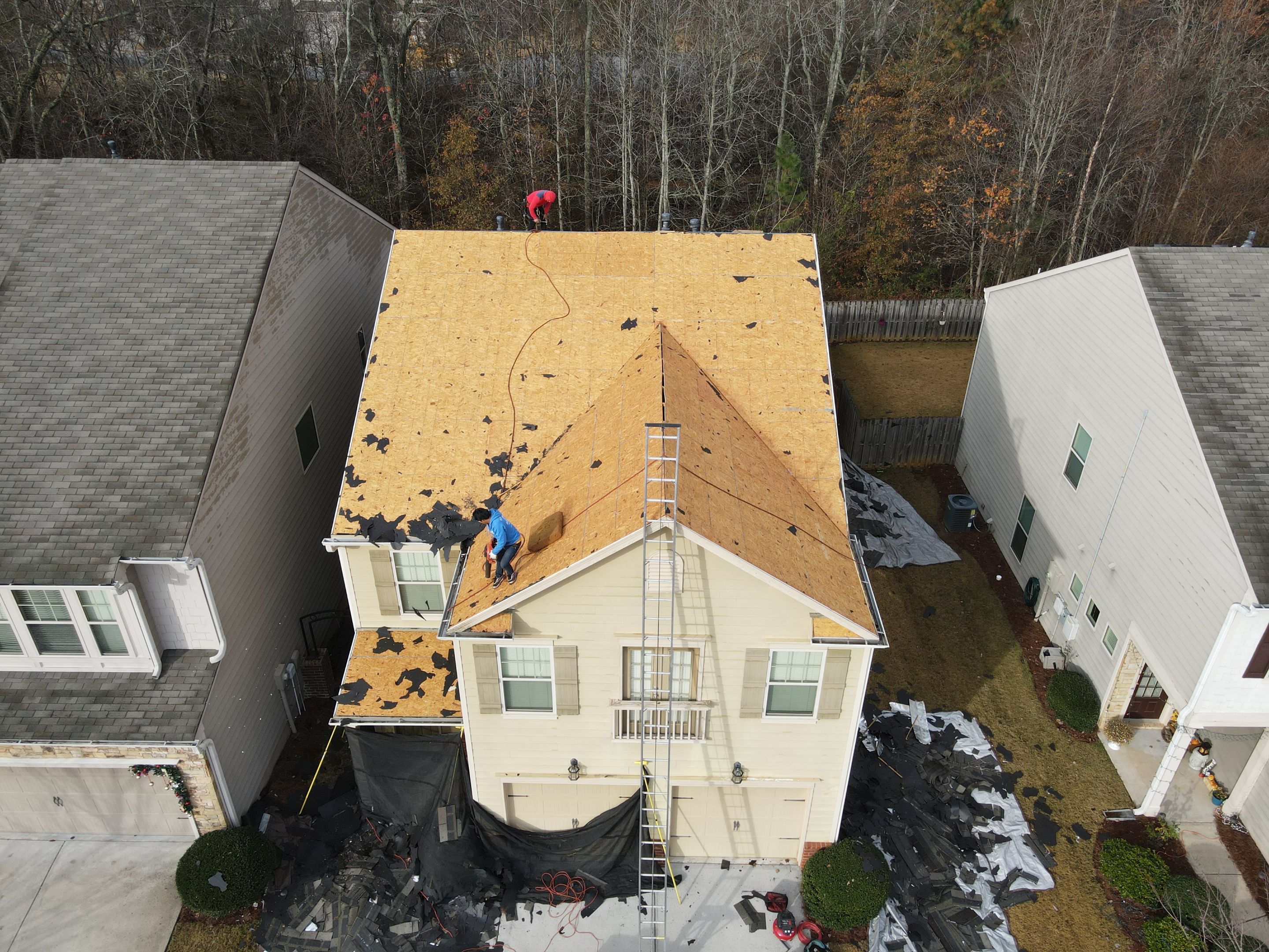 Residential Roofing Installation using Owens Corning by Inspector Roofing and Restoration