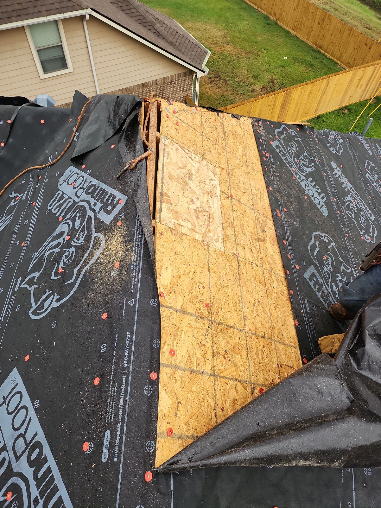 Residential Roofing Installation using Owen's Corning Duration (Lifetime) Shingles by Roof Repair Company