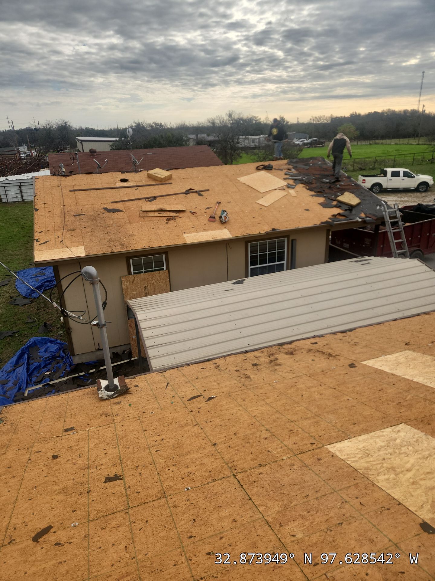 Project in Weatherford by Lonestar Roofing and Restoration LLC.