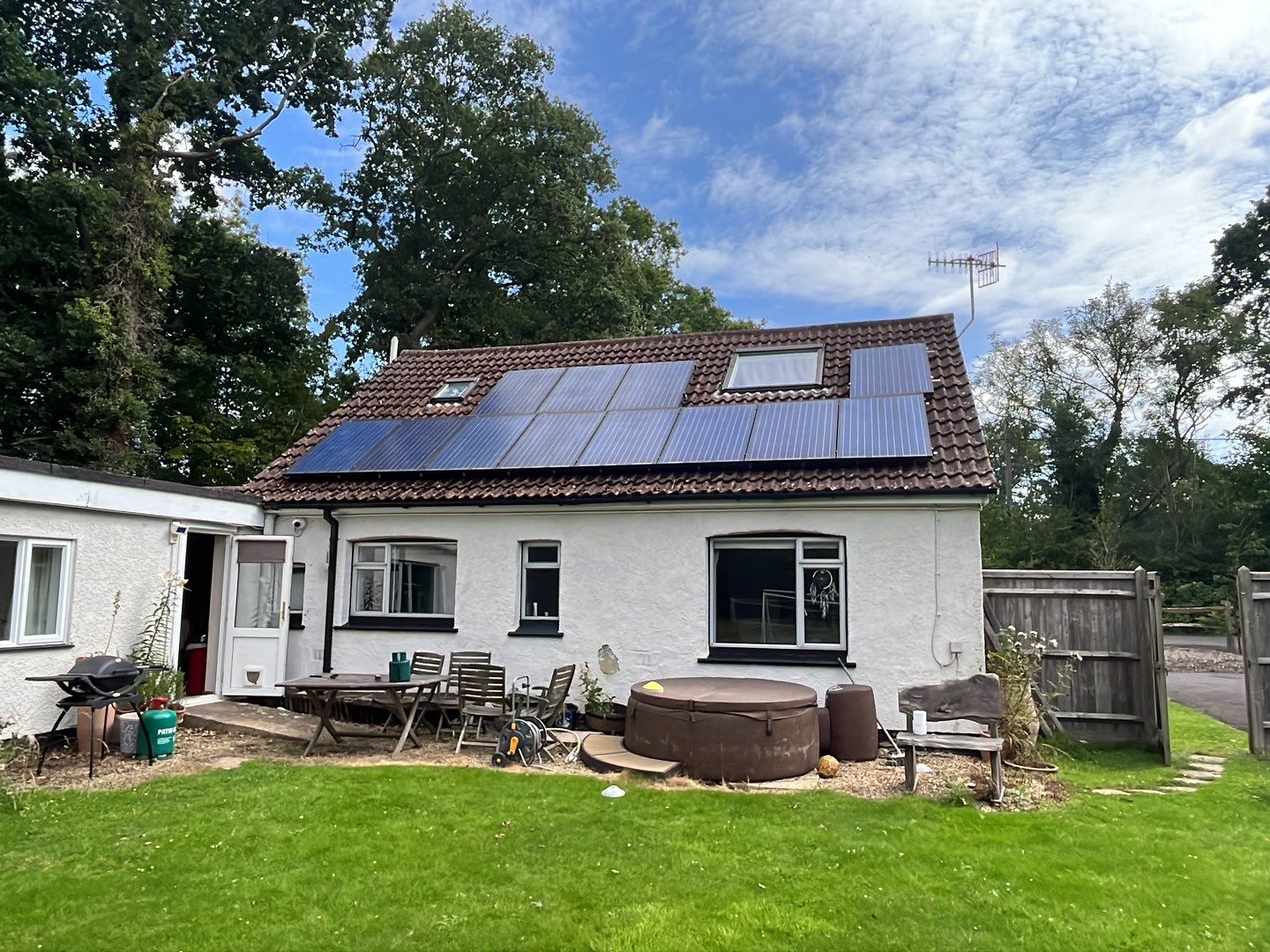 Roof Clean  - Moss Removal - Gutter Clean using Honda 15lpm Low Pressure Washing Machine by Ges Exterior Cleaning ltd