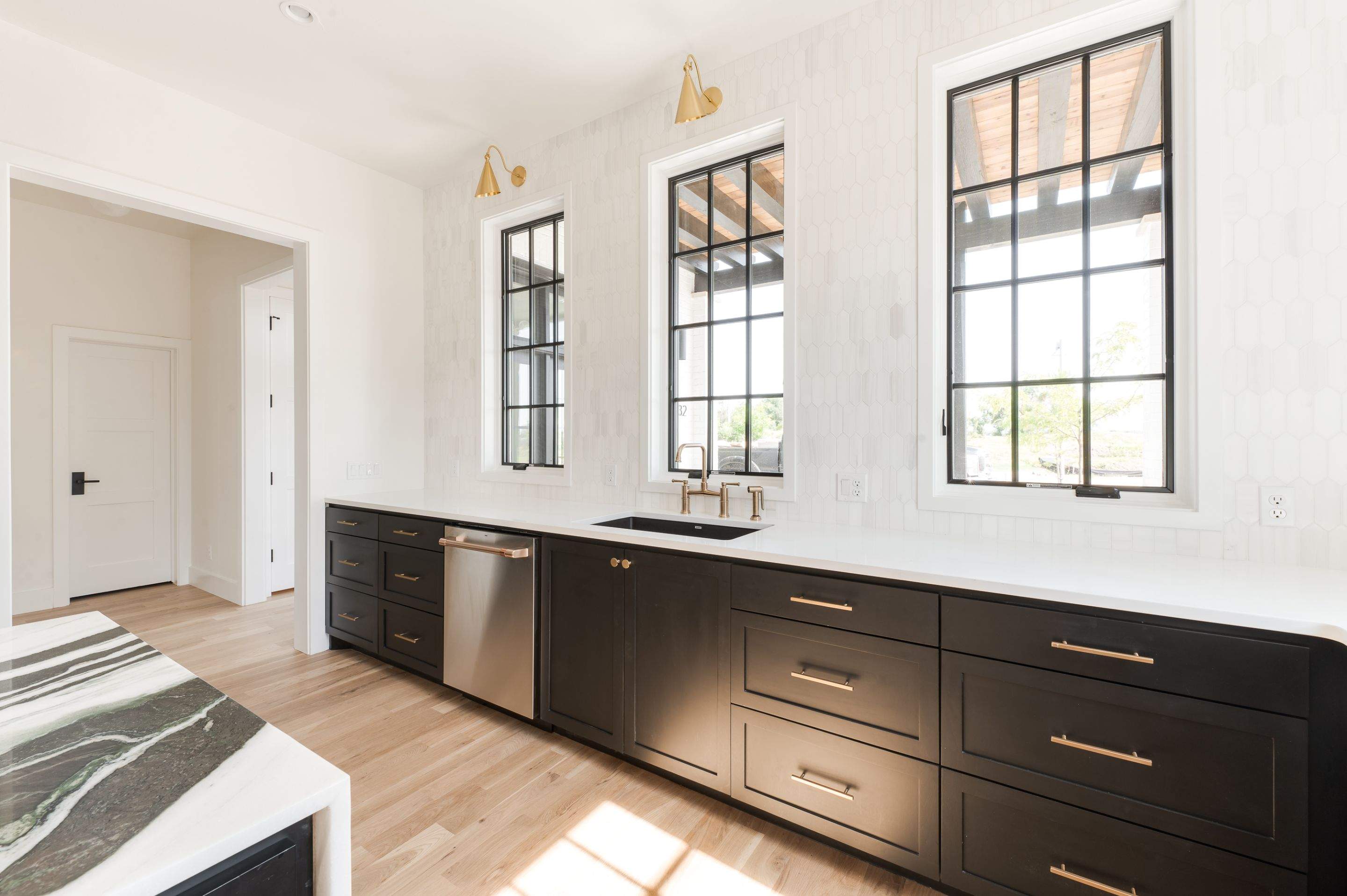 Modern Residential Kitchen and Bath in Oklahoma City by TNT Countertops