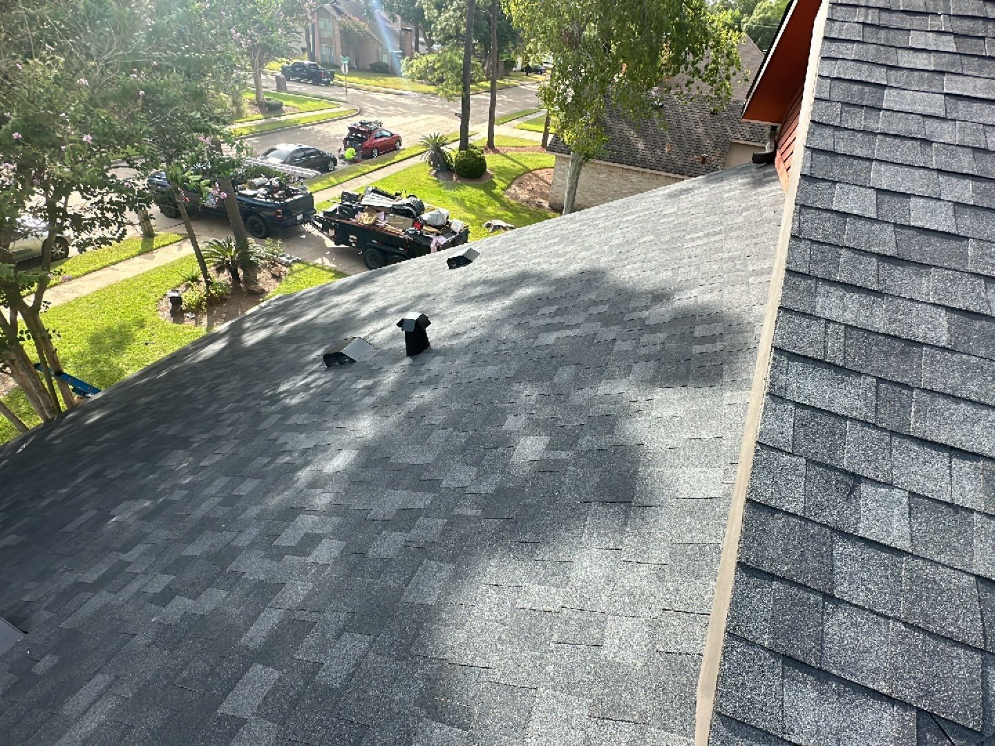 Residential Roofing Installation using Owen's Corning Duration (Lifetime) Shingles by Roof Repair Company