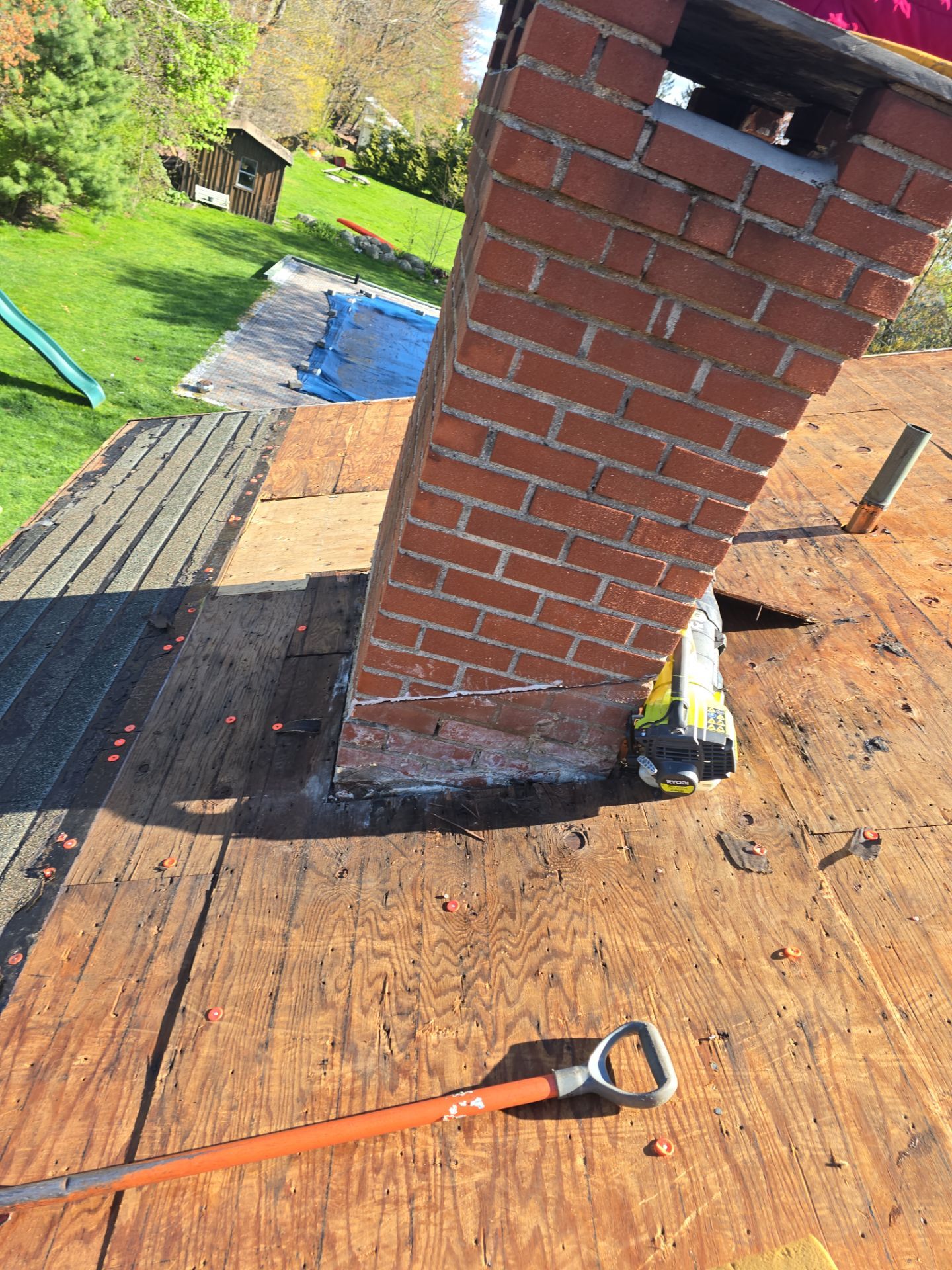 Residential Roof Replacement and Plywood Sheathing Repair in Torrington by A Plus Exterior