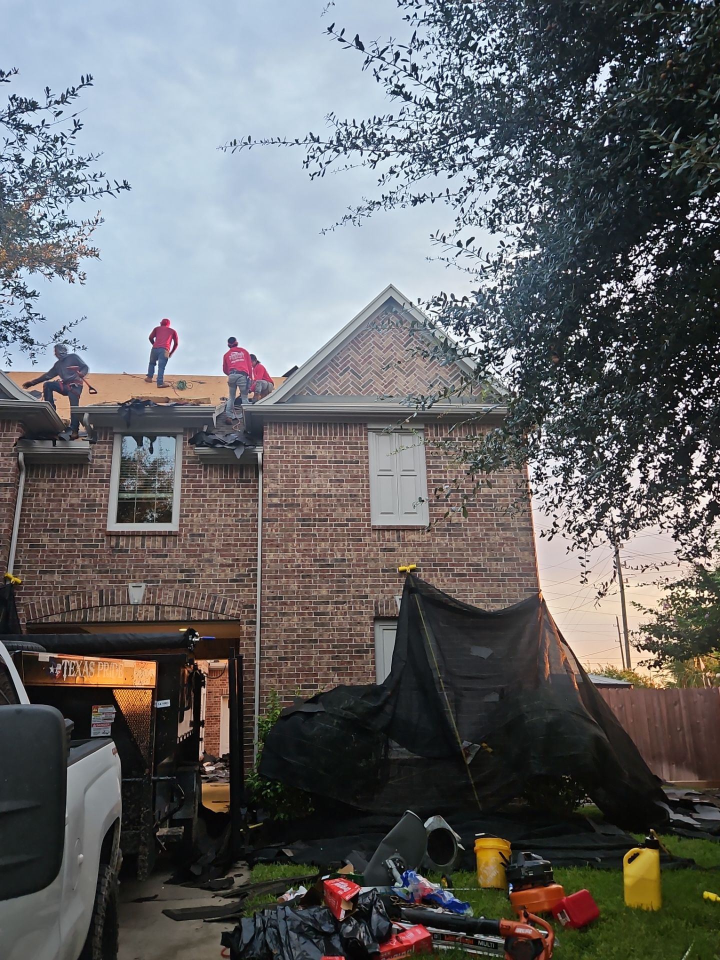 Project in Sugar Land by Motion Roofing
