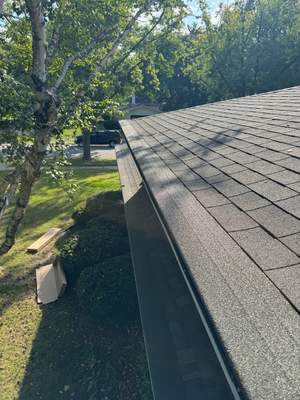 Turtle Shell gutter protection installation in Naperville, IL 60565, photograph 19