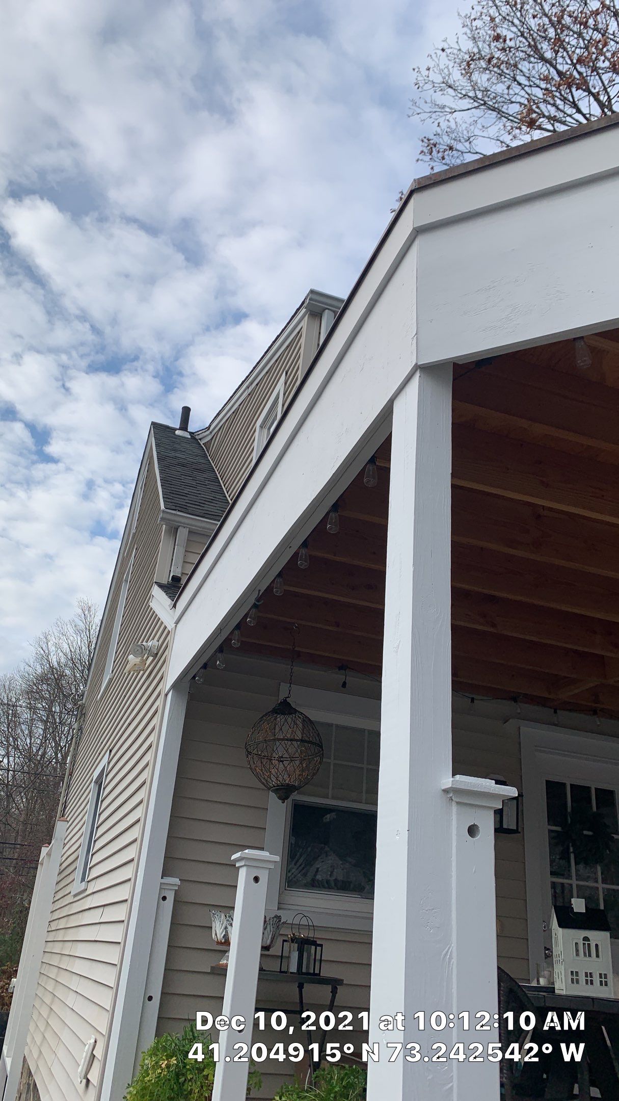 Gutter Installation using White gutters by A Plus Exterior