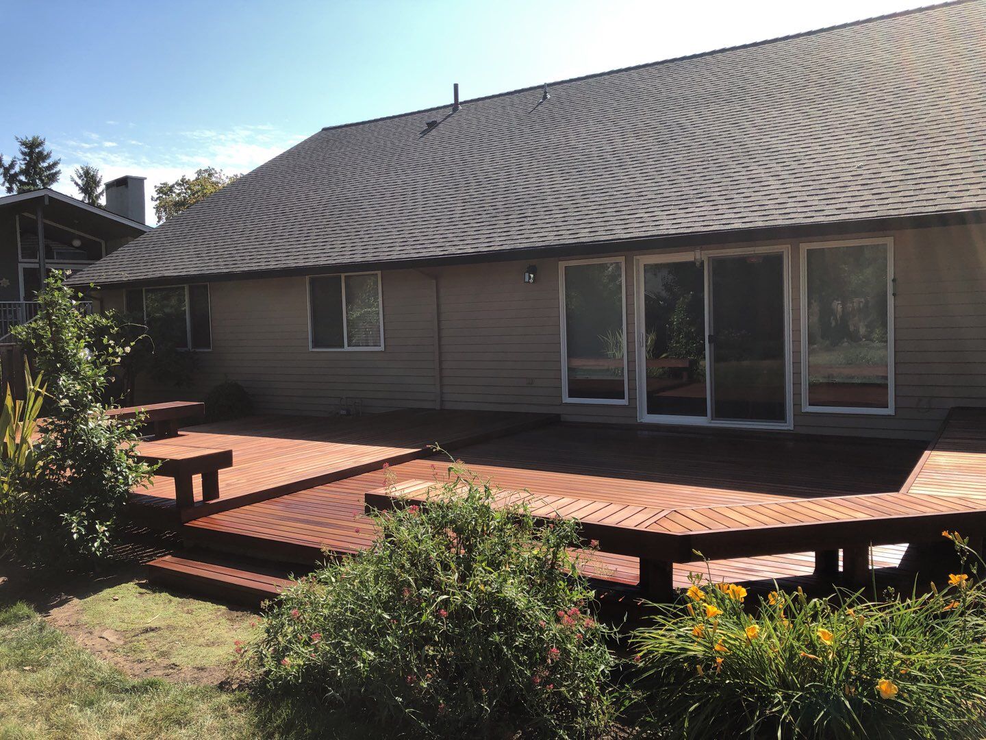 Deck Restoration using Armstrong-Clark Semi-Transparent Cedar by Paul Schopp