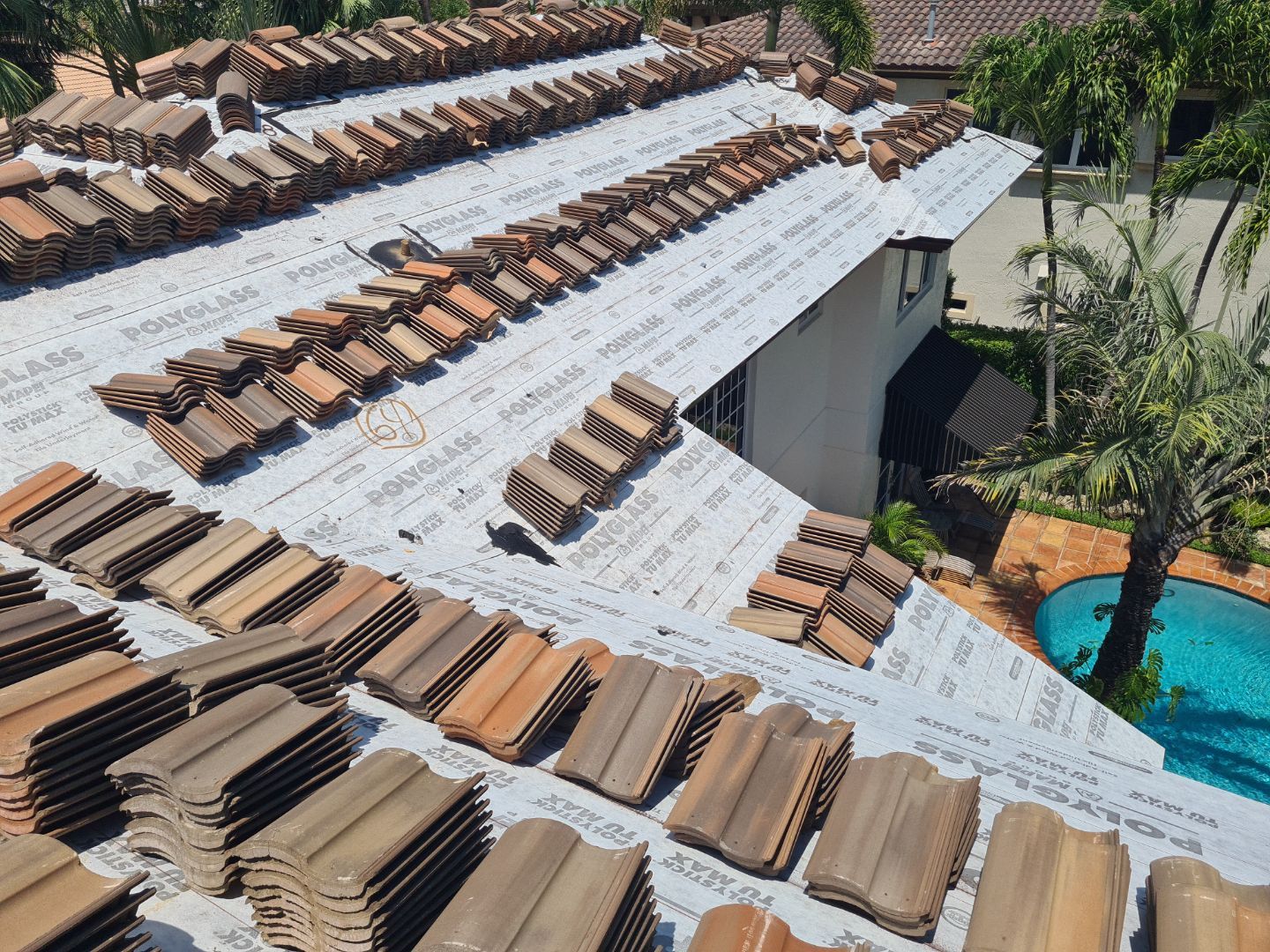 Residential Roofing Installation using Eagle Roofing Tile by BLUES BROTHERS ROOFING