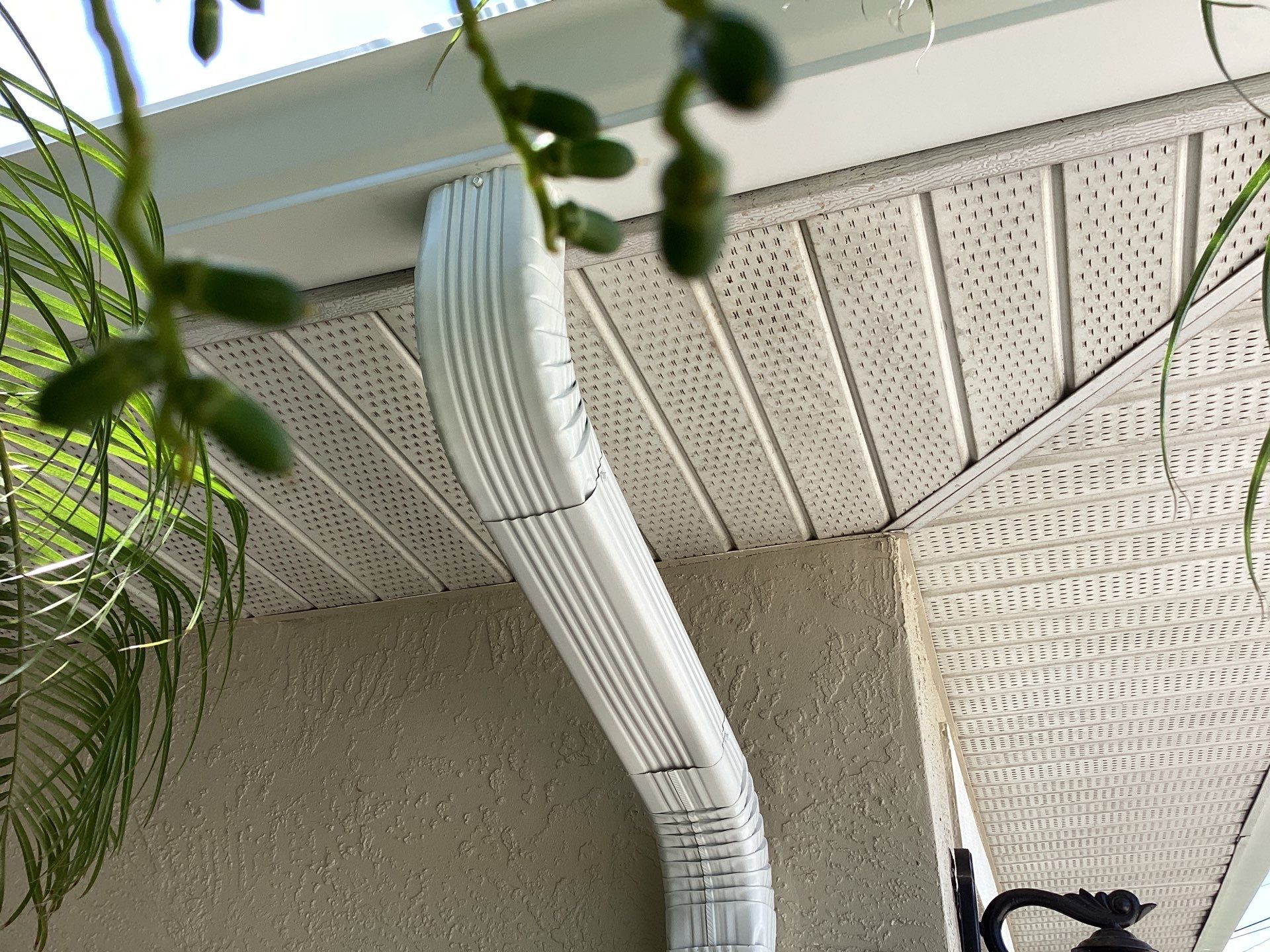 Soffit and Fascia Installation using Vinyl Soffit by Gutter Professors