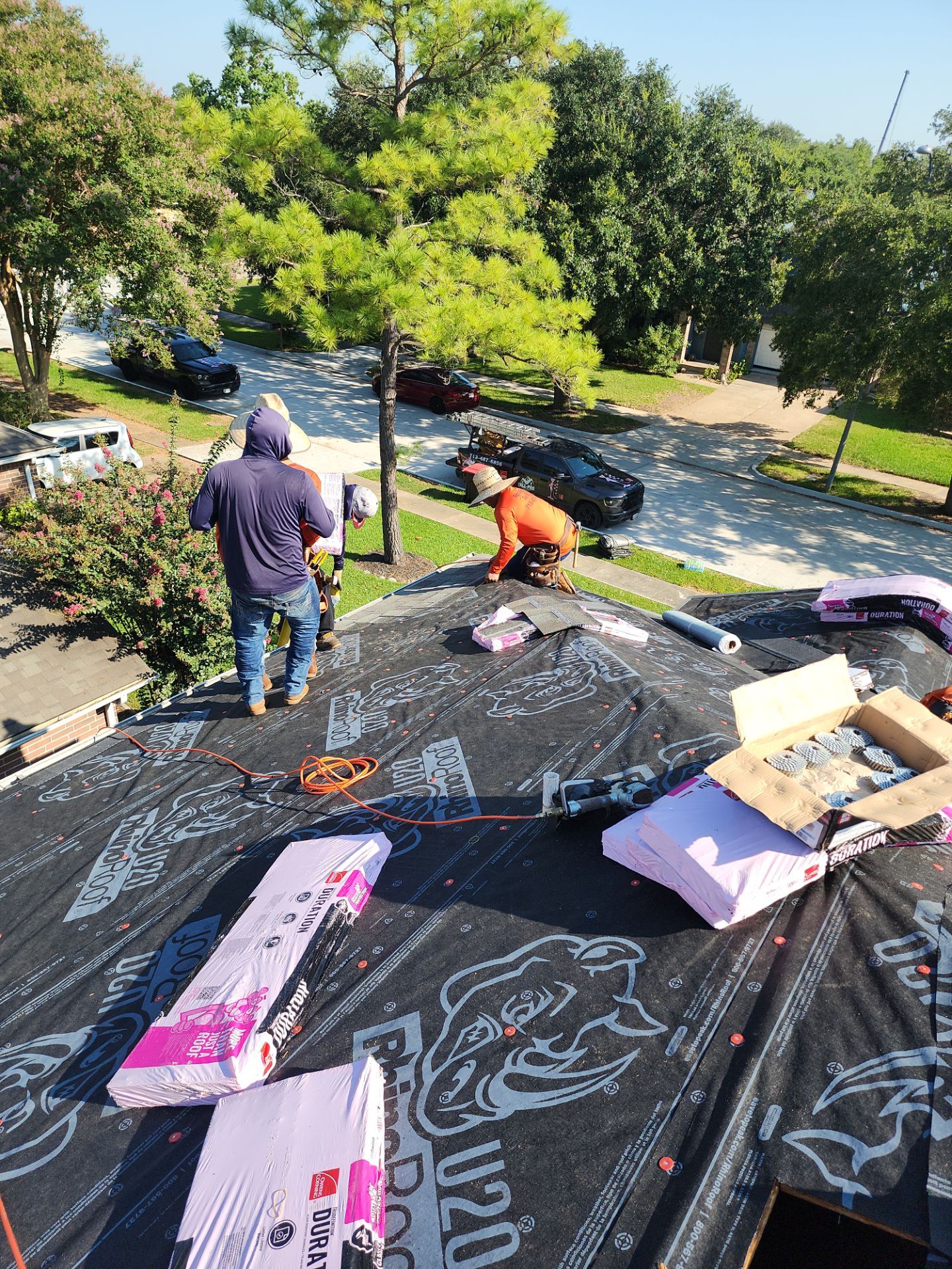 Residential Roofing Repair using Owen's Corning Duration (Lifetime) Shingles by Roof Repair Company