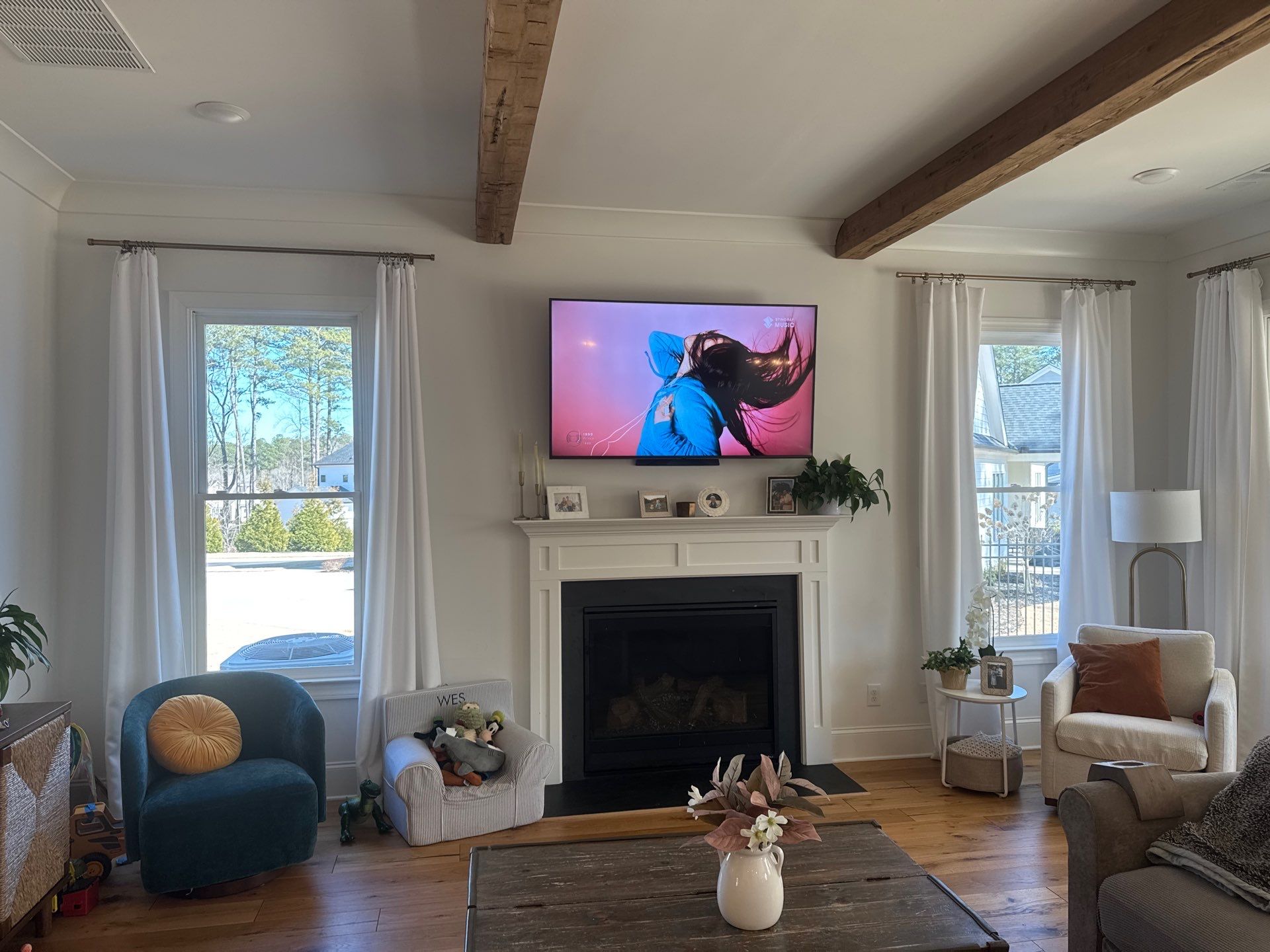 Custom Interior Painting and Board and Batten Installation in Acworth by Swift Home Renovations