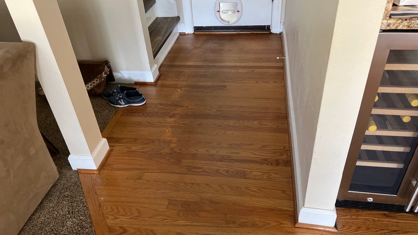 Hardwood Renewal  using Finish Em by Monster Clean