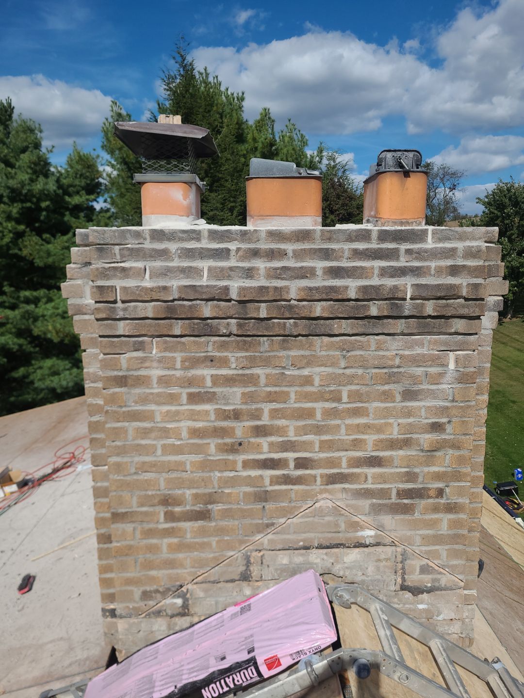 Full Roof and Chimney Restoration with Seamless Gutter Upgrade in Glen Rock, PA by Bealing Roofing & Exteriors