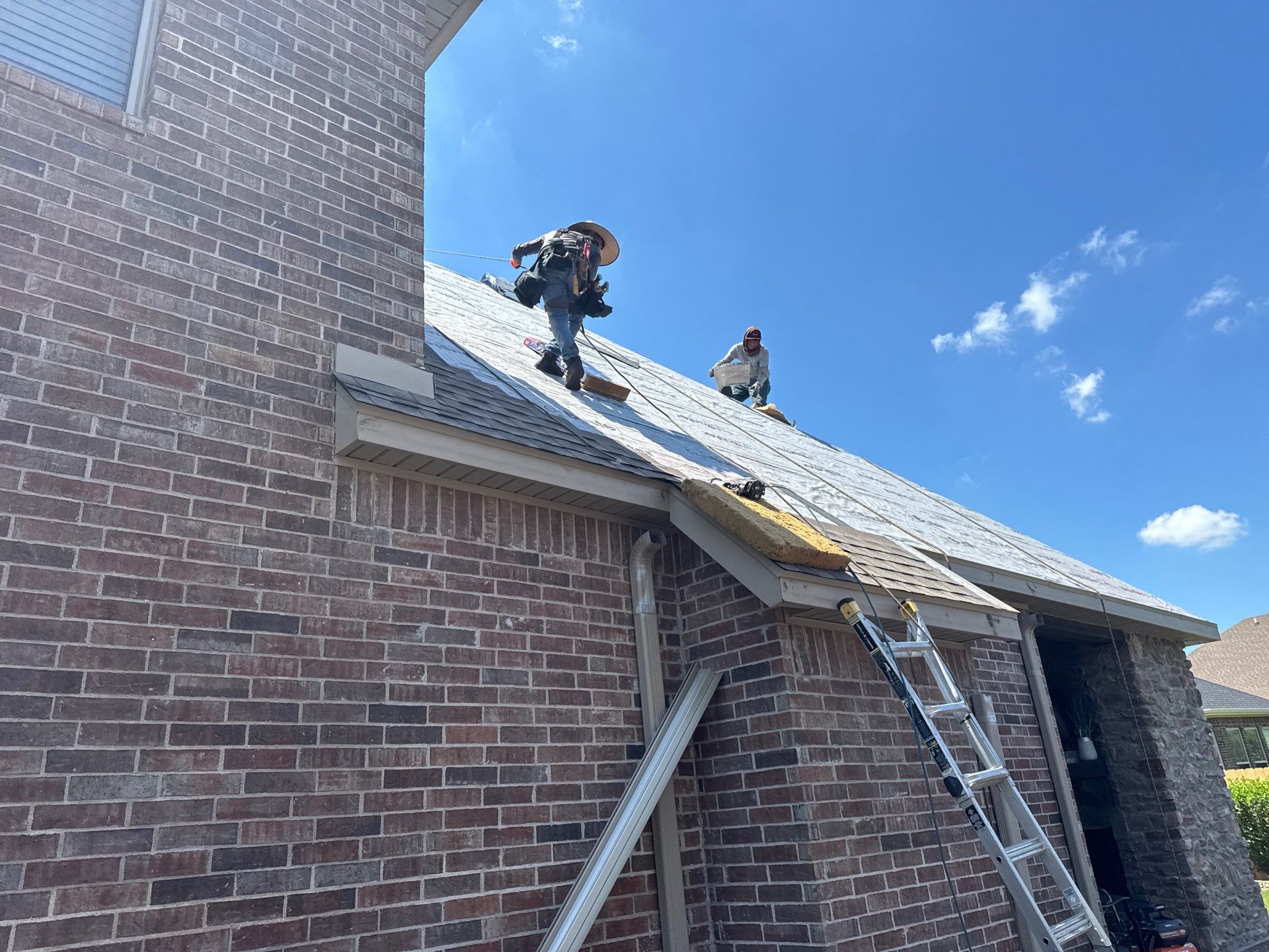 Residential Roofing Installation using GAF Armorshield in Bentonville, AR by Ozark Mountain Roofing