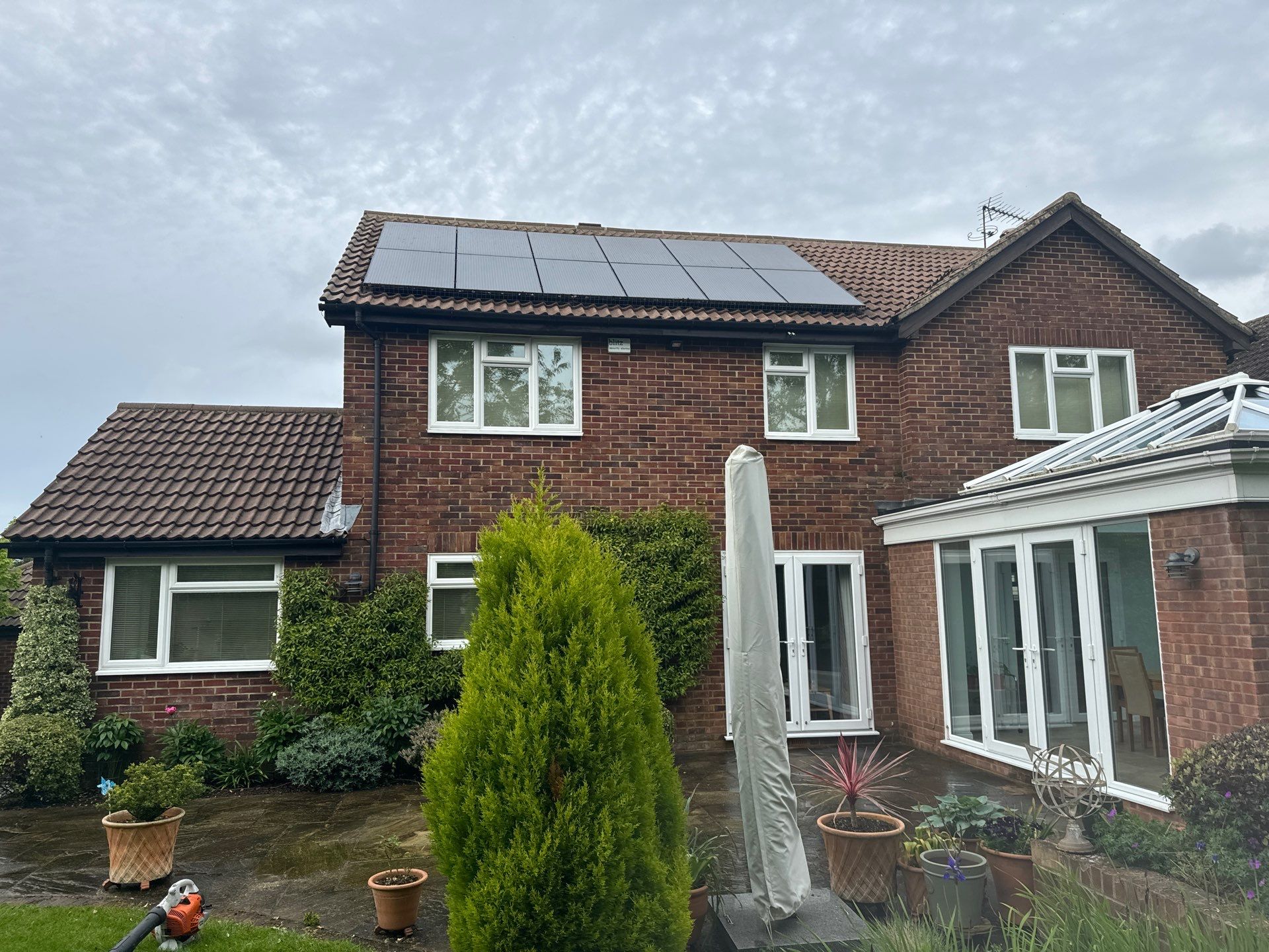 Roof Clean - Biocide Treatment using Honda 15lpm Low Pressure Washing Machine by Ges Exterior Cleaning ltd