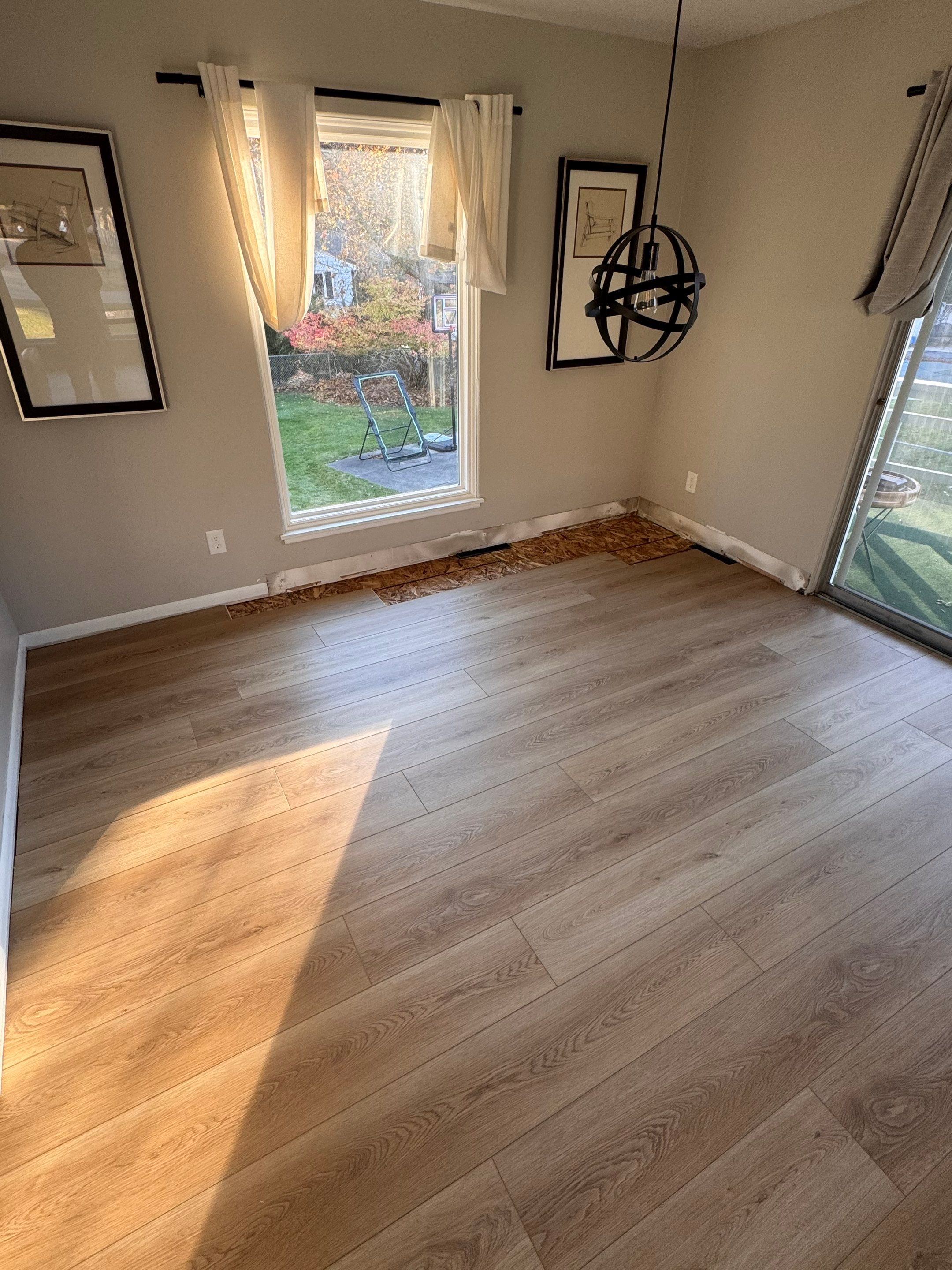 Before & After with Provenza "Road Trip" LVP by RTBaldwin Hardwood Floors