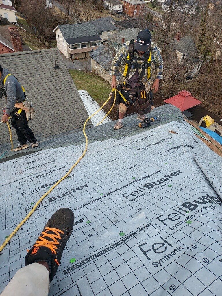 Residential Roofing Installation using GAF Timberline HDZ Pewter Gray by Rainstoppers Roofing