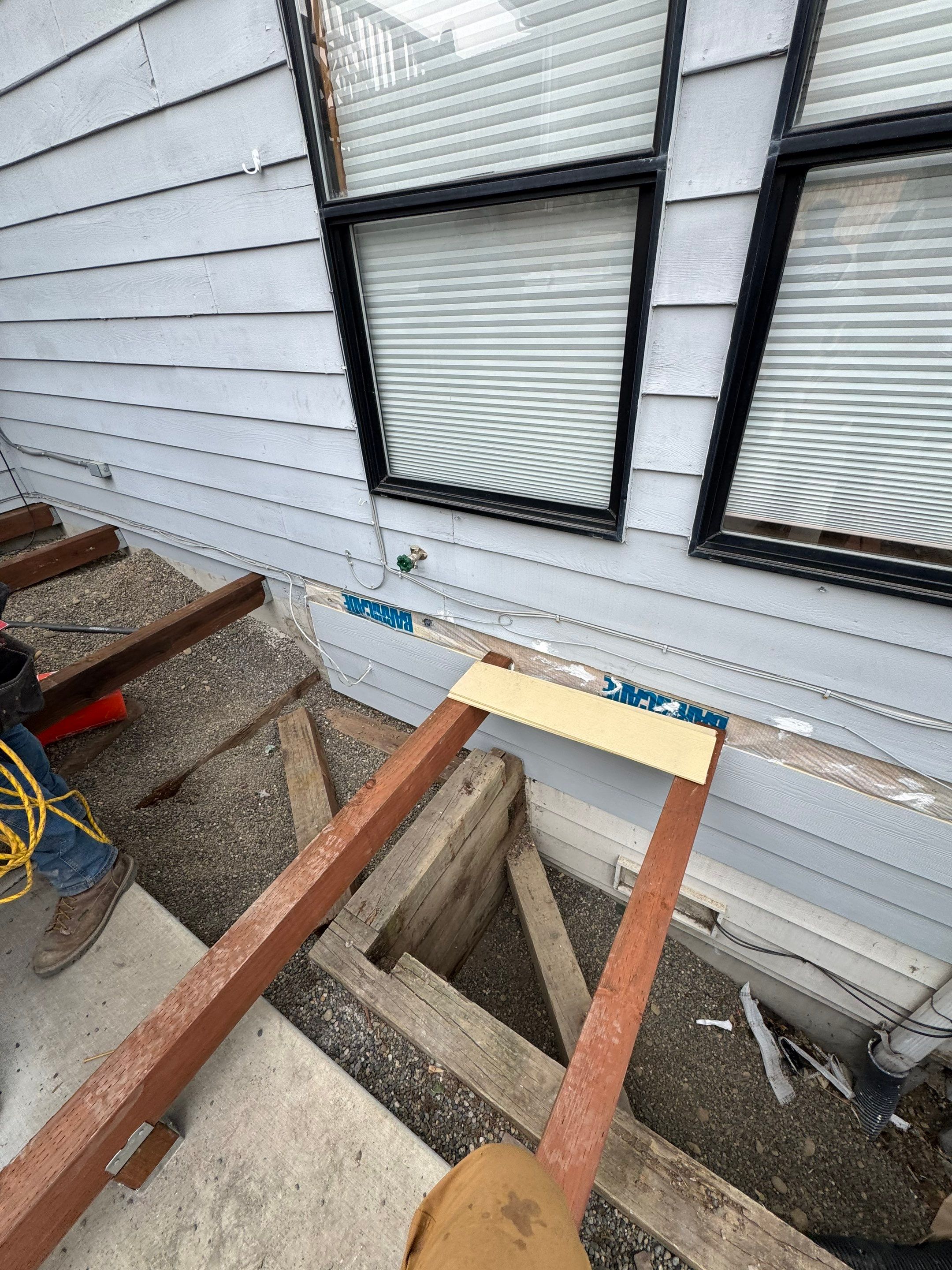 Tacoma Custom Composite Deck and Hot Tub Surround with Retaining Wall by Emerald City Energy 