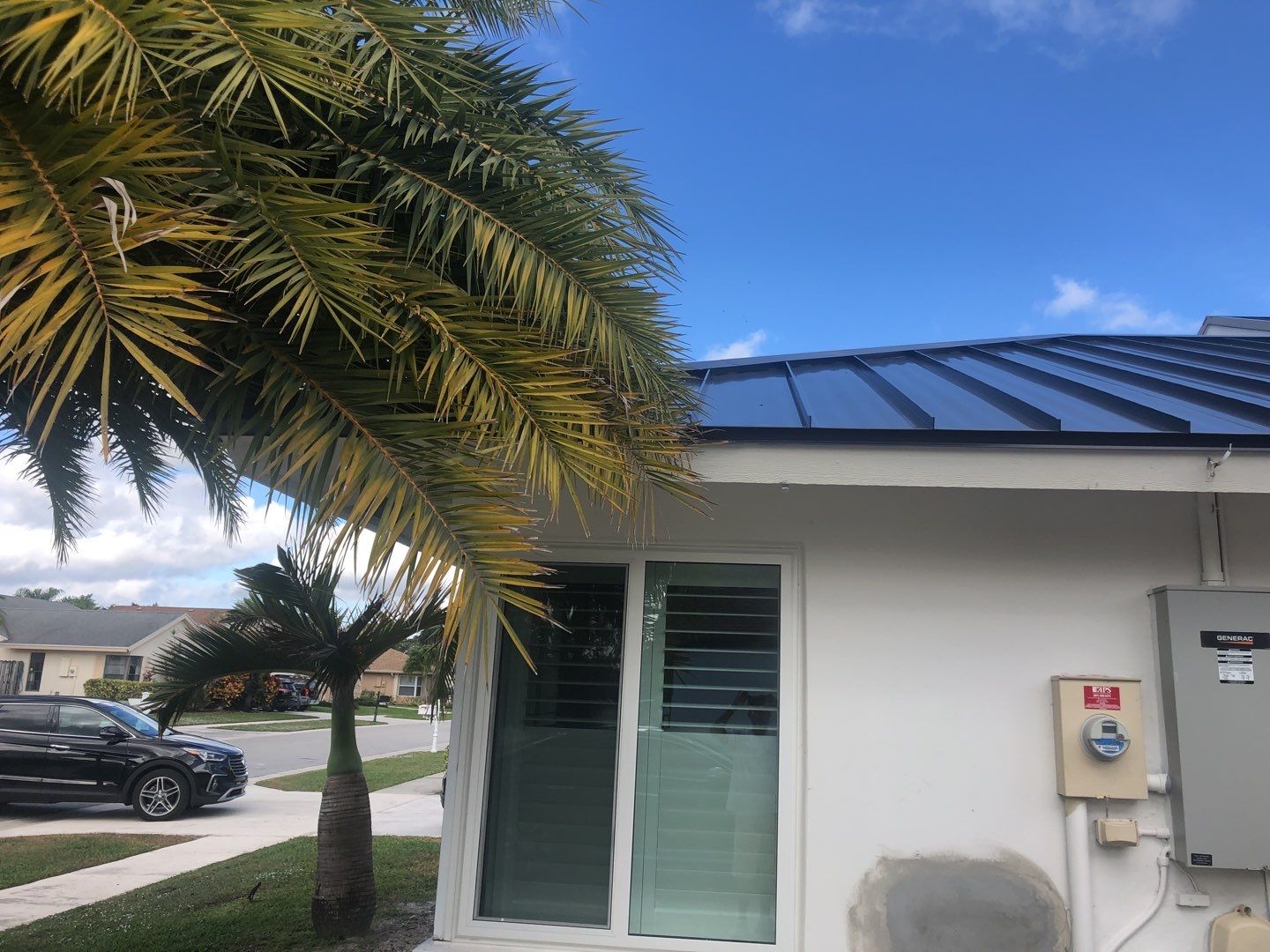 Residential Roofing Installation using 1" Nail strip metal roof by BLUES BROTHERS ROOFING