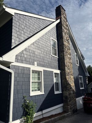 James Hardie Navy Shake in Rye, NY