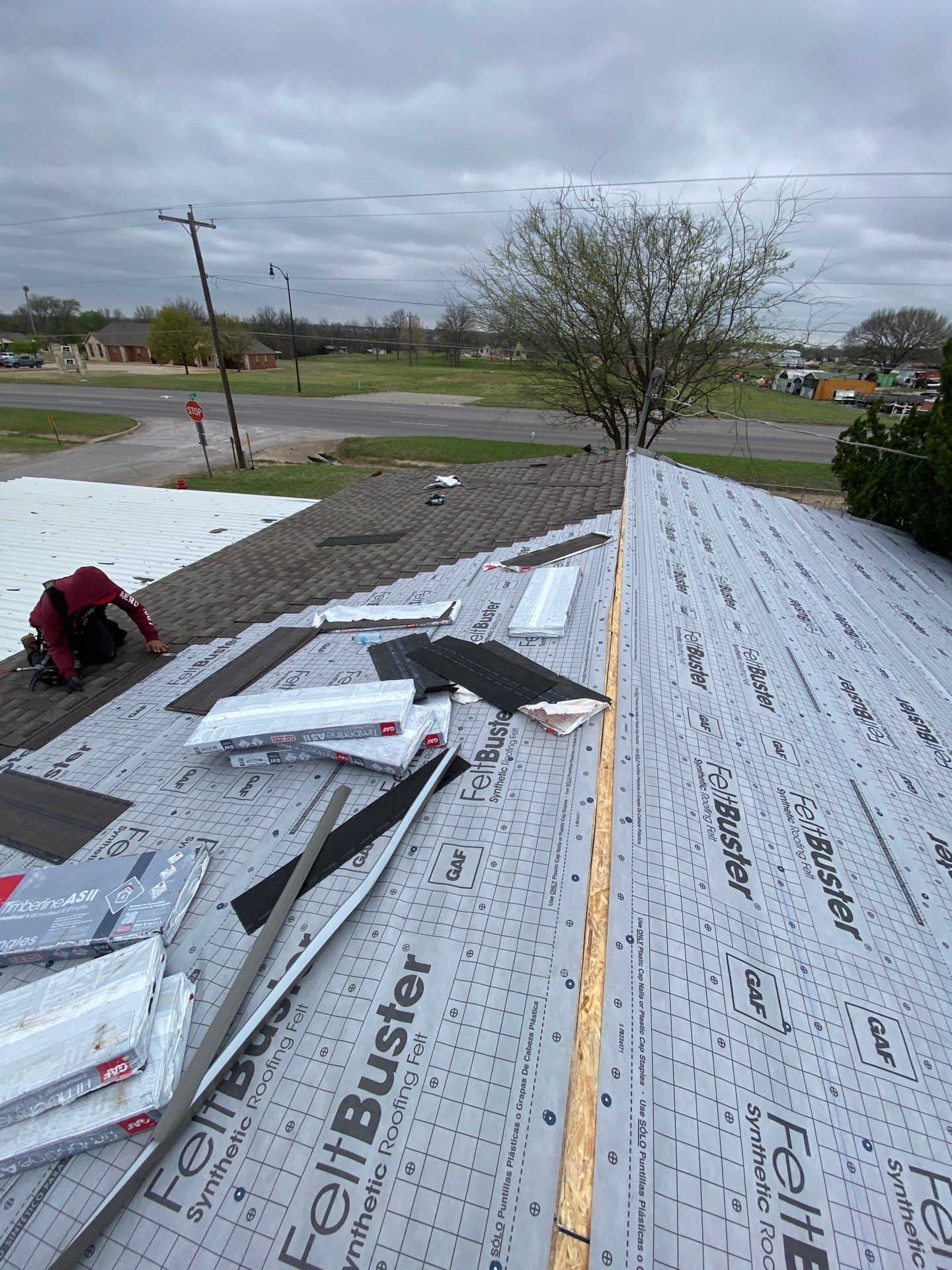 GAF Class 4 Impact Resistant Shingle Roof Replacement in Davis, OK by BANA Roofing and Solar Supply